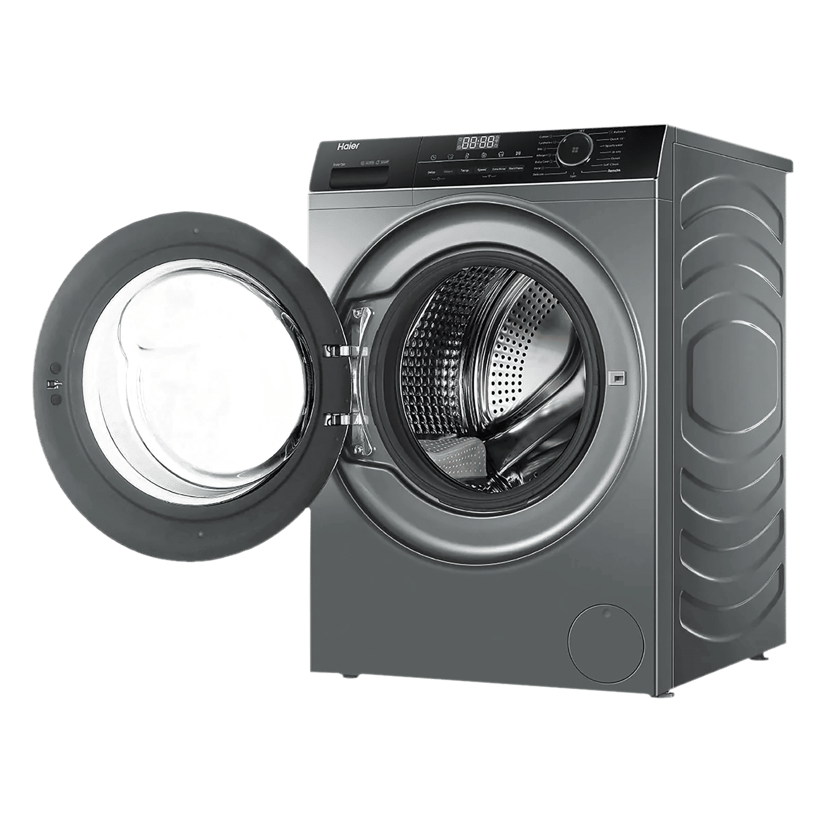 Haier 7 kg 5 Star Inverter Fully Automatic Front Load Washing Machine (HW70-IM12929CS3, Steam Wash Technology, Ore Silver)_6