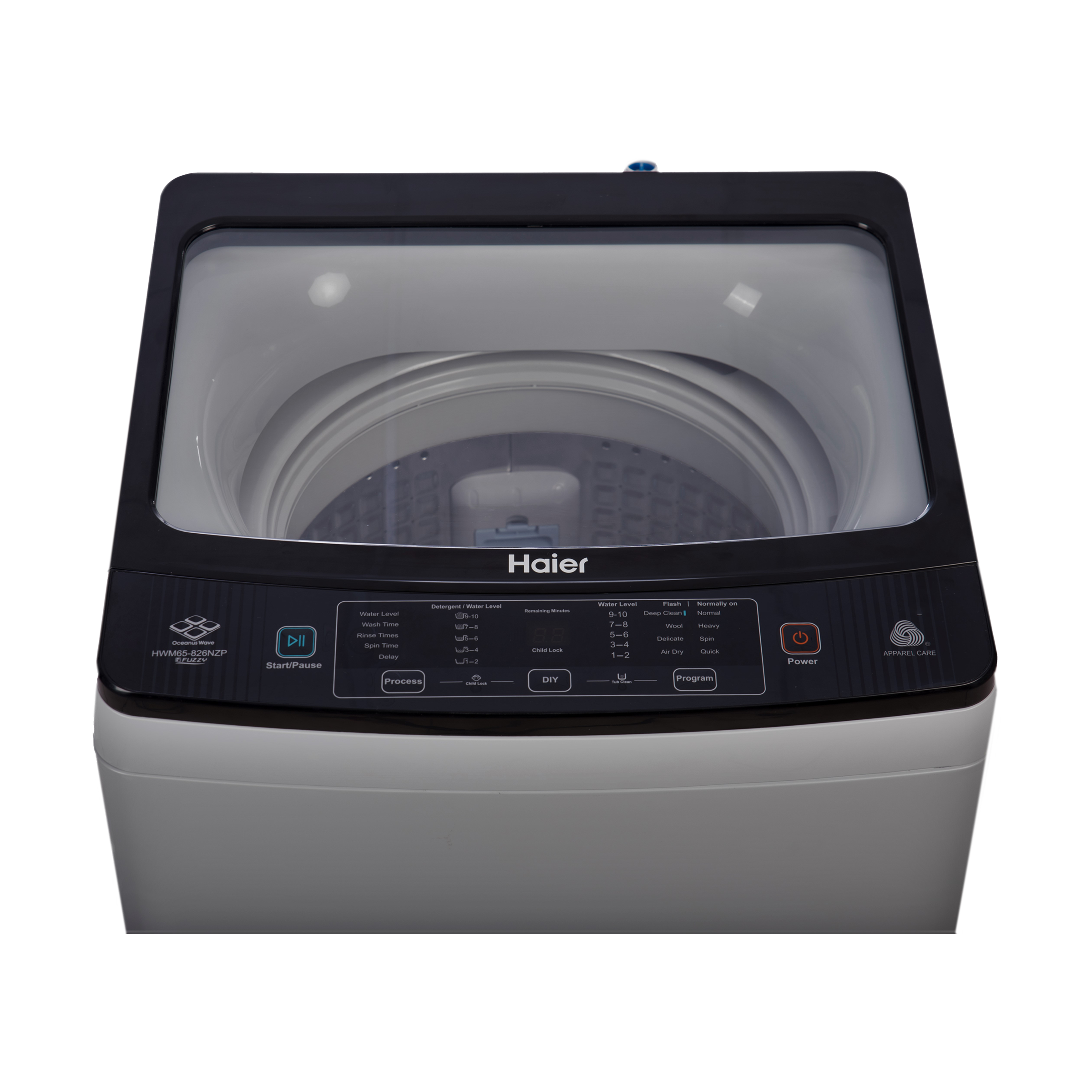 Haier 8 kg 5 Star Fully Automatic Top Load Washing Machine (826 Series, HWM80-826DNZP, Magic Filter, Titanium Silver Grey) Haier 8 kg 5 Star Fully Automatic Top Load Washing Machine (826 Series, HWM80-826DNZP, Magic Filter, Titanium Silver Grey)_4