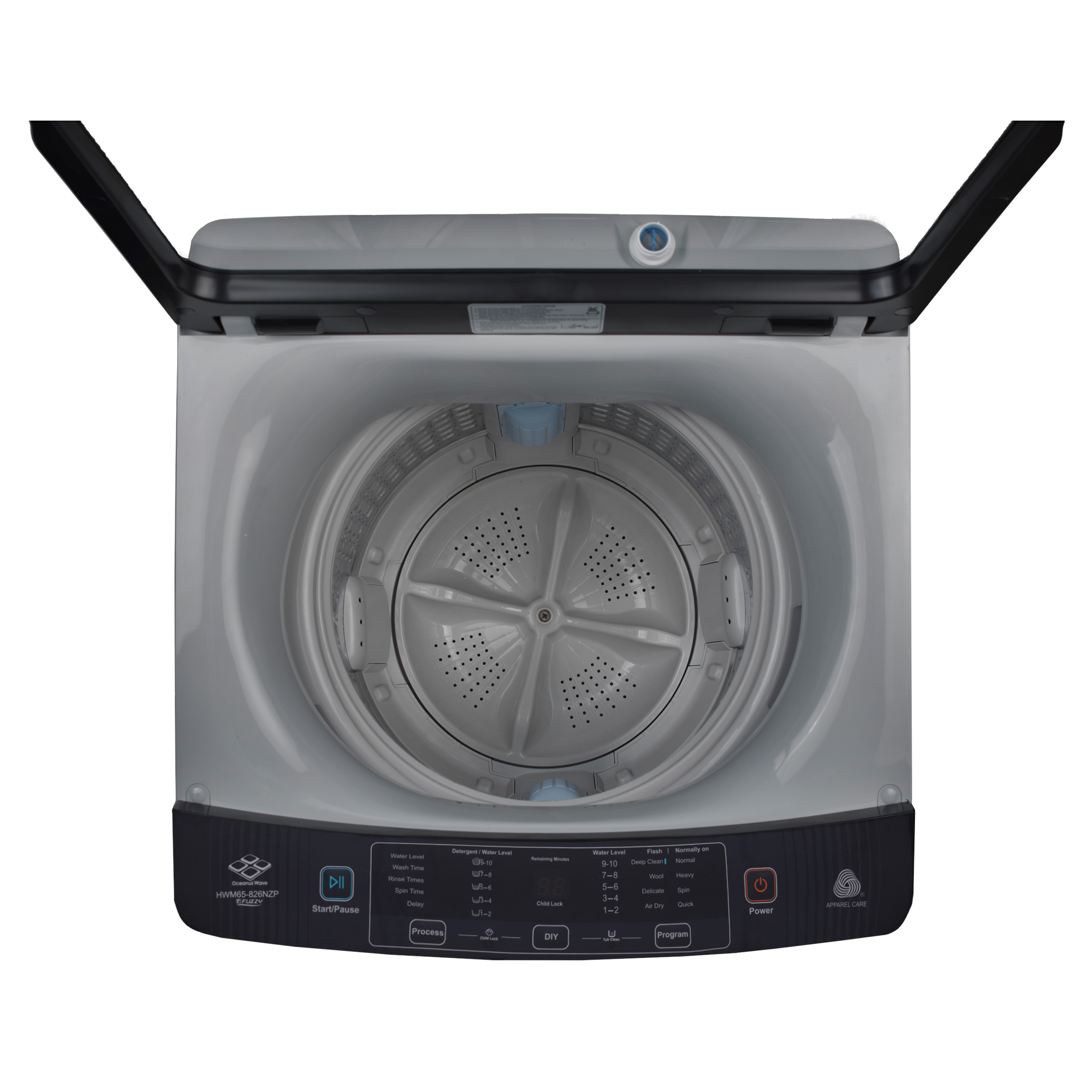 Haier 8 kg 5 Star Fully Automatic Top Load Washing Machine (826 Series, HWM80-826DNZP, Magic Filter, Titanium Silver Grey) Haier 8 kg 5 Star Fully Automatic Top Load Washing Machine (826 Series, HWM80-826DNZP, Magic Filter, Titanium Silver Grey)_7