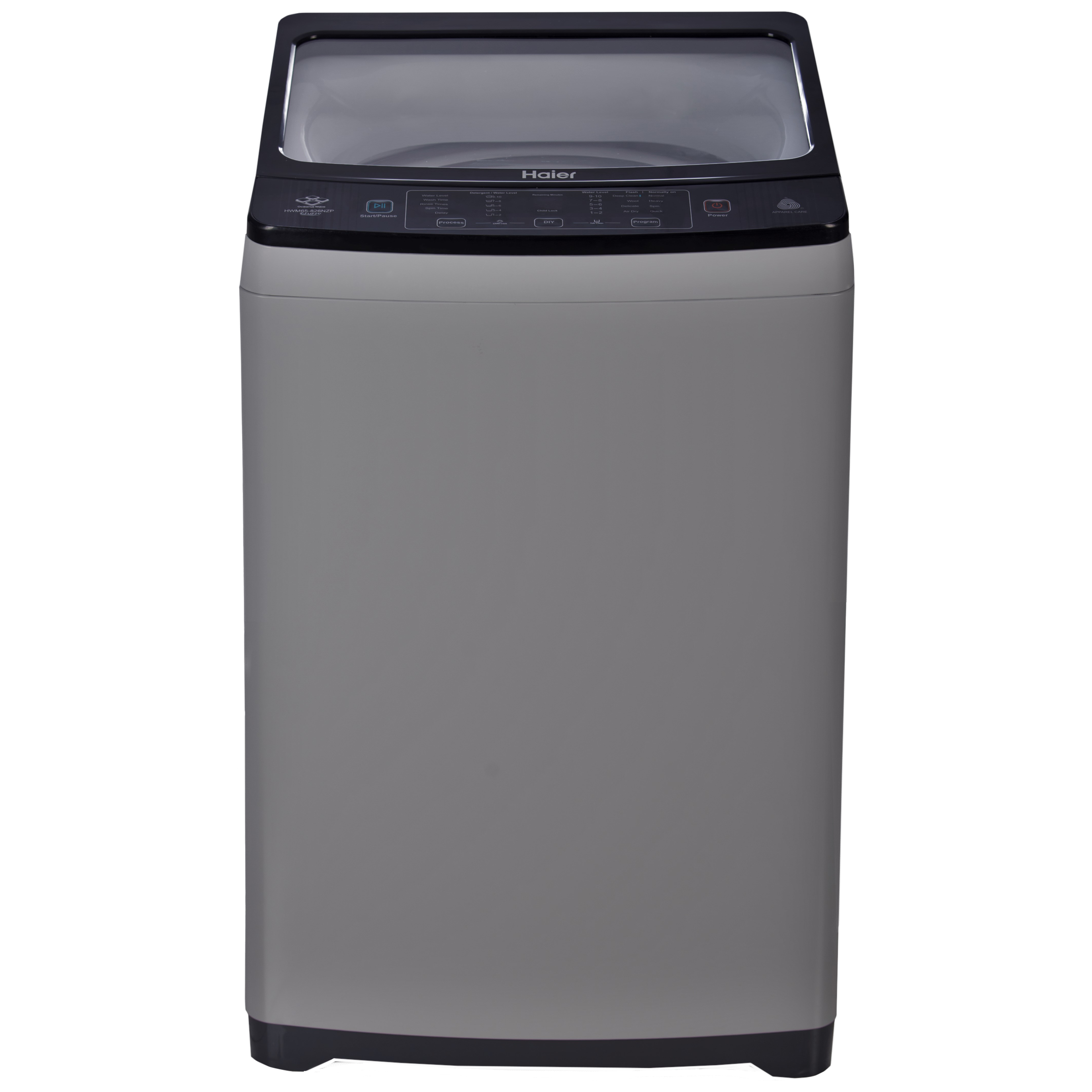 Haier 7.5 kg 5 Star Fully Automatic Top Load Washing Machine (826 Series, HWM75-826DNZP, Magic Filter, Titanium Silver Grey)_1