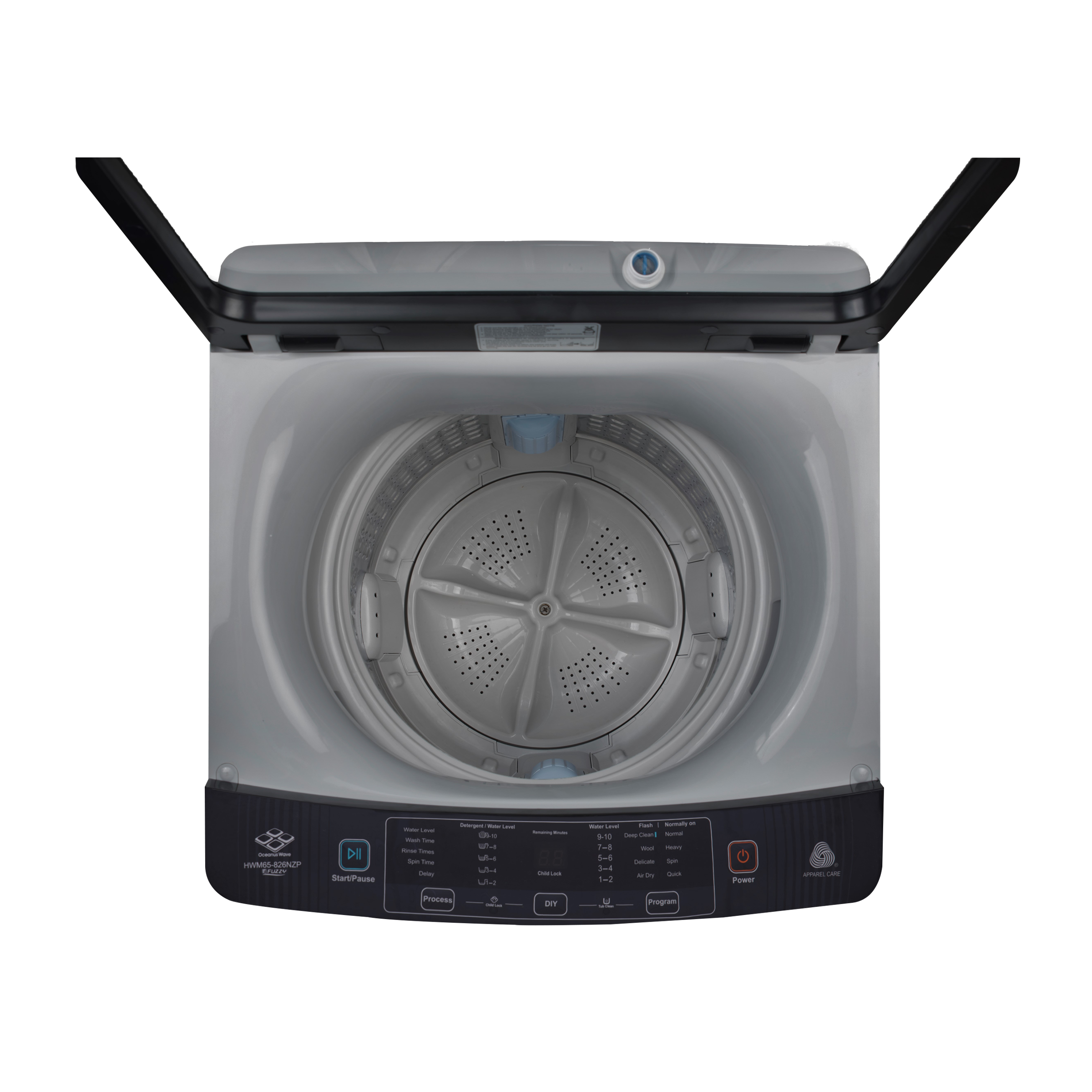 Haier 7.5 kg 5 Star Fully Automatic Top Load Washing Machine (826 Series, HWM75-826DNZP, Magic Filter, Titanium Silver Grey)_8