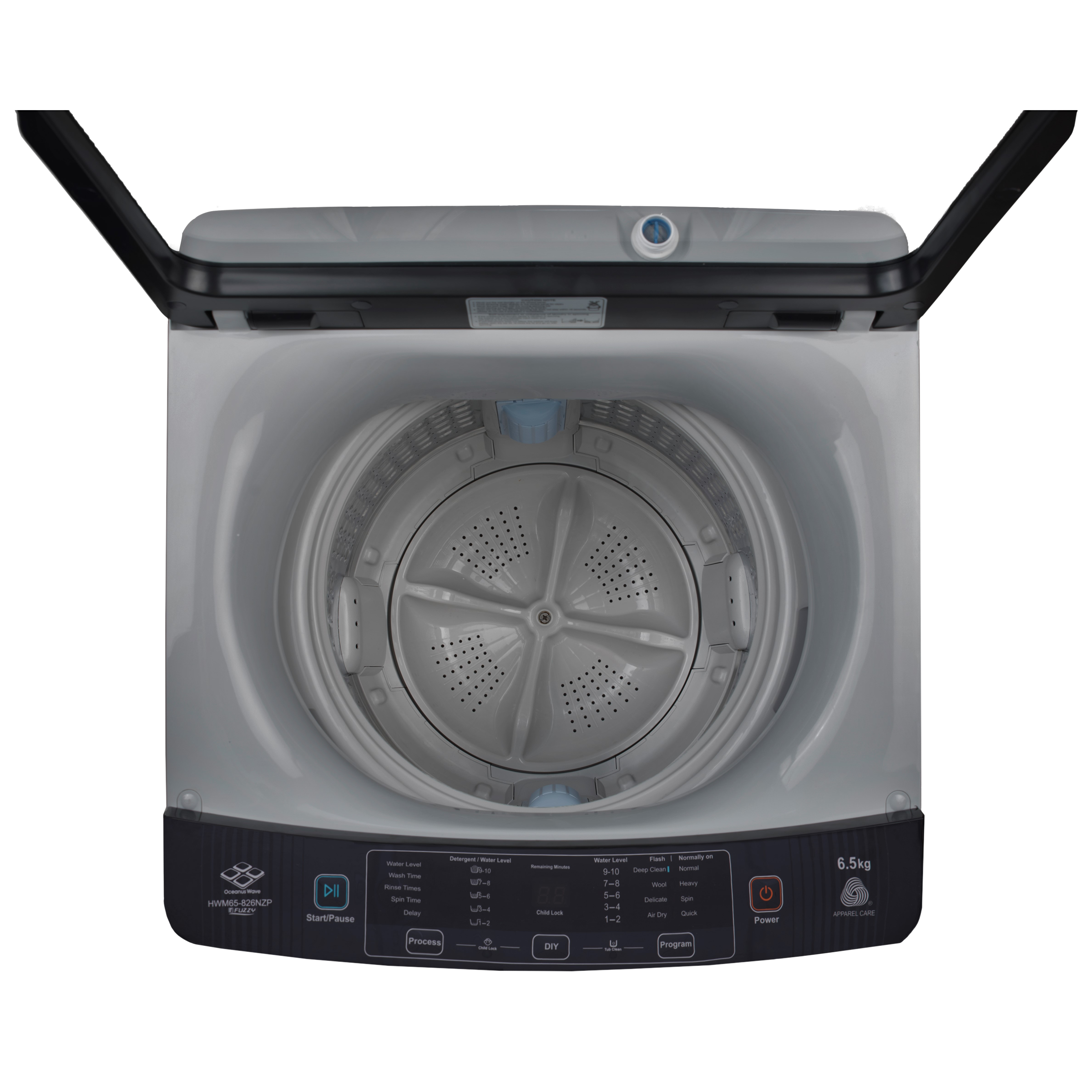 Haier 6.5 kg 5 Star Fully Automatic Top Load Washing Machine (826 Series, HWM65-826DNZP, Two Bionic Magic Filter, Titanium Silver Grey)_7