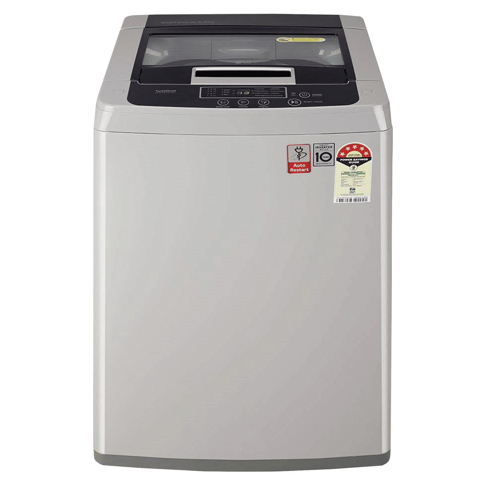 LG 6.5 kg 5 Star Inverter Fully Automatic Top Load Washing Machine (T65SKSF1Z.ASFQEIL, Smart Inverter Technology, Middle Free Silver) LG 6.5 kg 5 Star Inverter Fully Automatic Top Load Washing Machine (T65SKSF1Z.ASFQEIL, Smart Inverter Technology, Middle Free Silver)_1