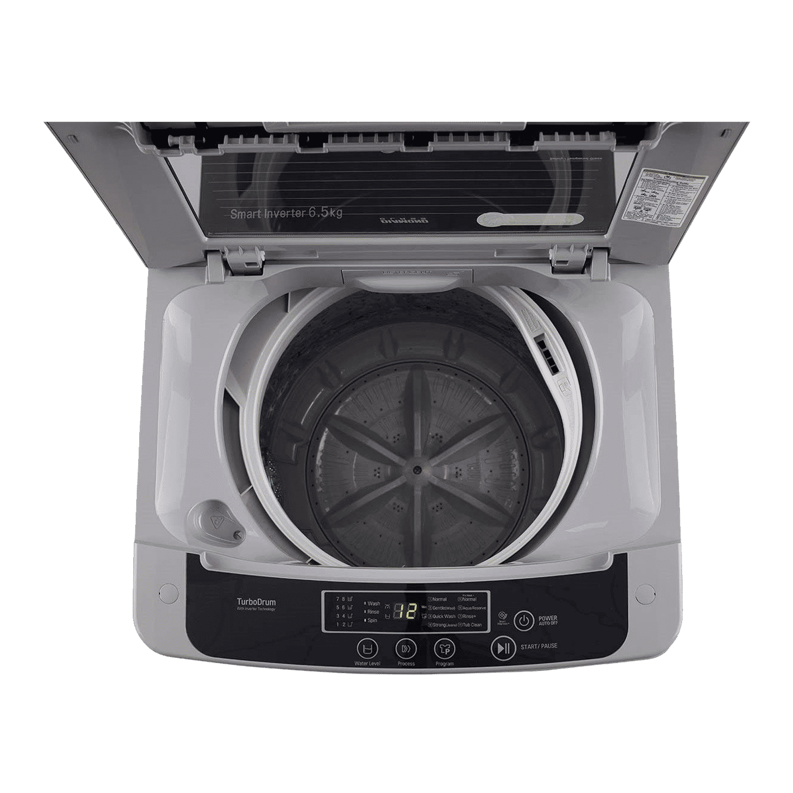 LG 6.5 kg 5 Star Inverter Fully Automatic Top Load Washing Machine (T65SKSF1Z.ASFQEIL, Smart Inverter Technology, Middle Free Silver) LG 6.5 kg 5 Star Inverter Fully Automatic Top Load Washing Machine (T65SKSF1Z.ASFQEIL, Smart Inverter Technology, Middle Free Silver)_6