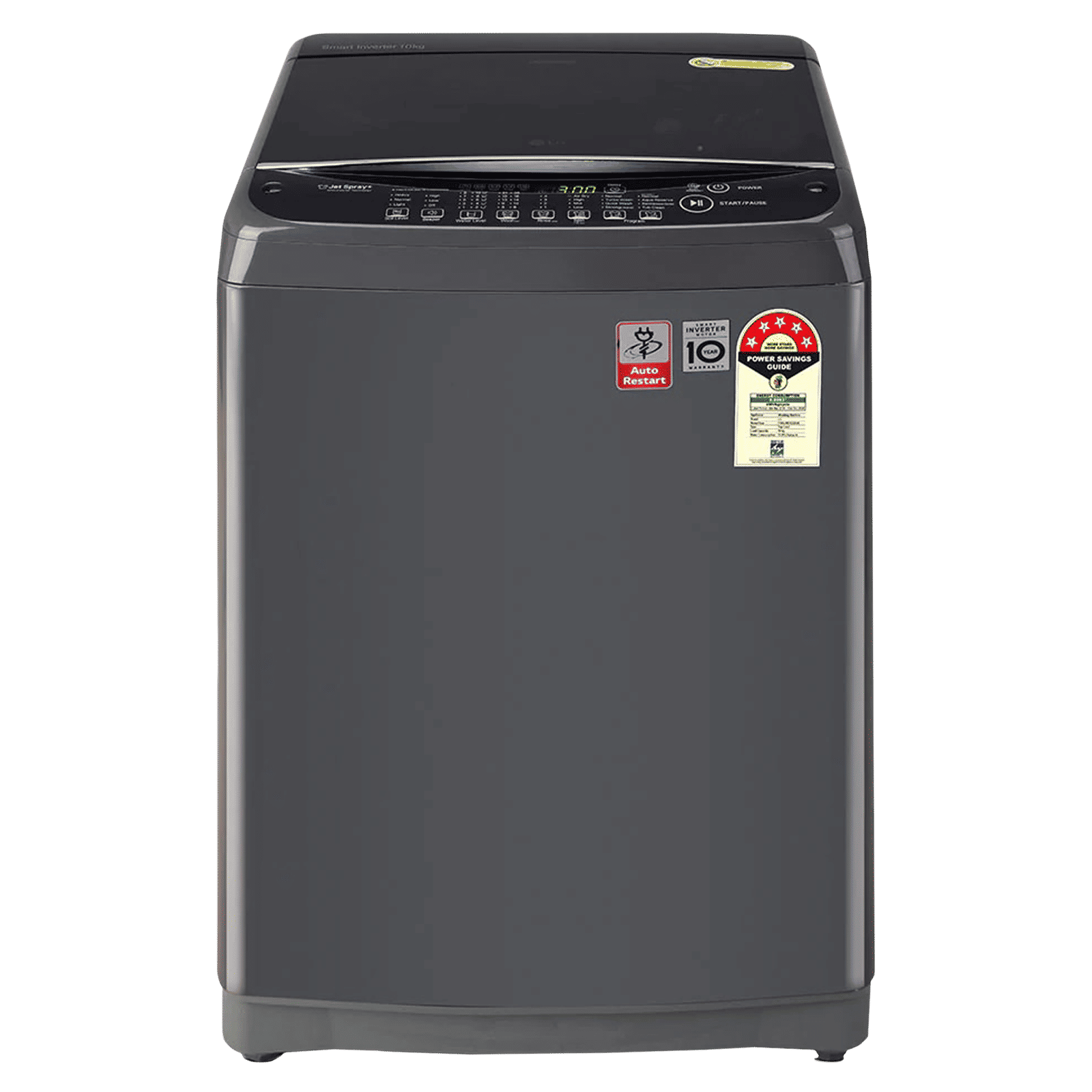LG 10 kg 5 Star Inverter Fully Automatic Top Load Washing Machine (T10SJMB1Z.ABMQEIL, Smart Inverter Technology, Middle Black) LG 10 kg 5 Star Inverter Fully Automatic Top Load Washing Machine (T10SJMB1Z.ABMQEIL, Smart Inverter Technology, Middle Black)_1