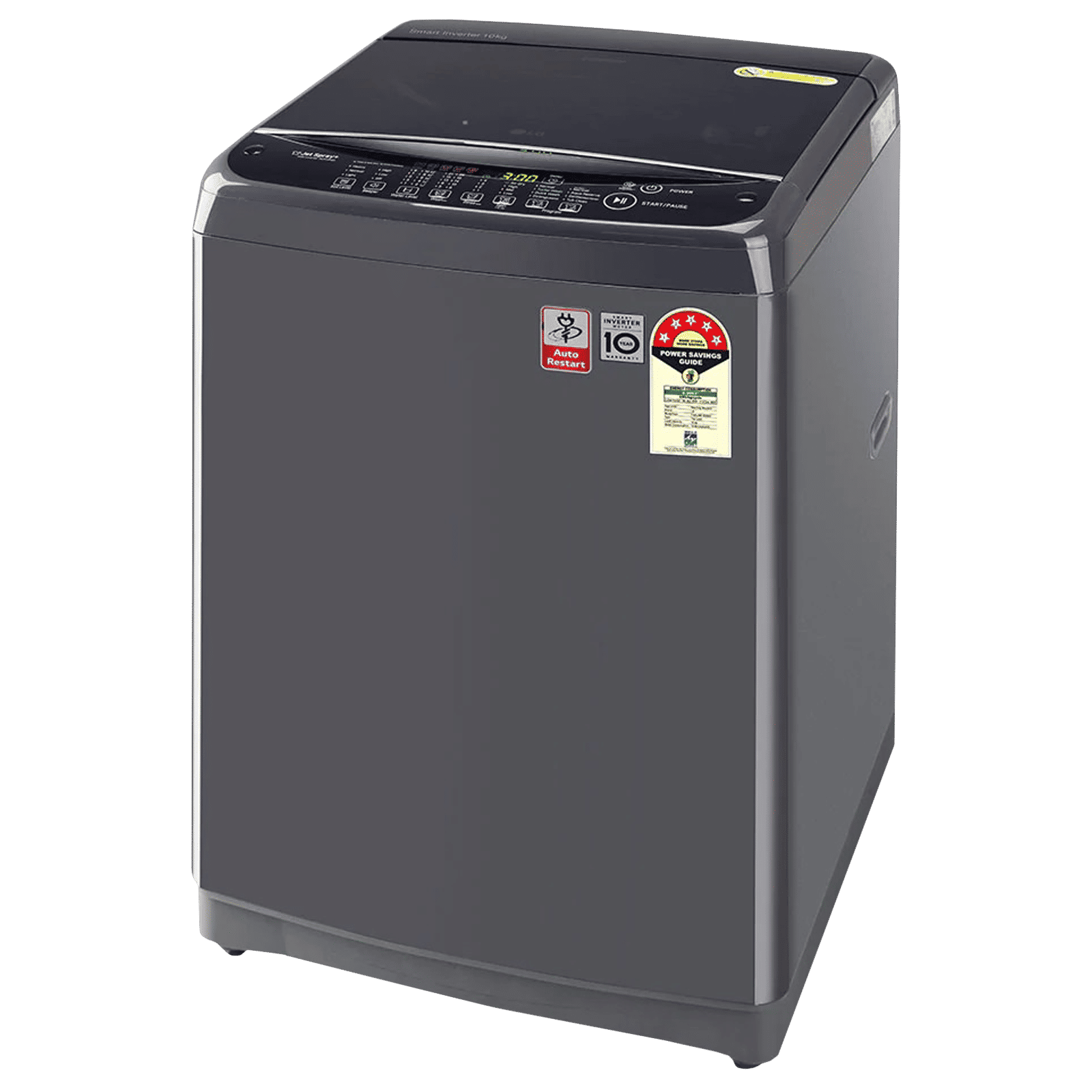 LG 10 kg 5 Star Inverter Fully Automatic Top Load Washing Machine (T10SJMB1Z.ABMQEIL, Smart Inverter Technology, Middle Black) LG 10 kg 5 Star Inverter Fully Automatic Top Load Washing Machine (T10SJMB1Z.ABMQEIL, Smart Inverter Technology, Middle Black)_6