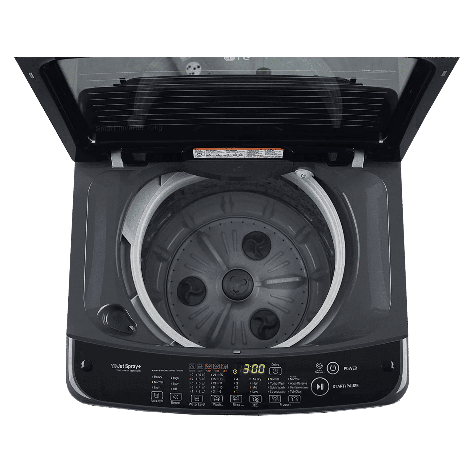 LG 10 kg 5 Star Inverter Fully Automatic Top Load Washing Machine (T10SJMB1Z.ABMQEIL, Smart Inverter Technology, Middle Black) LG 10 kg 5 Star Inverter Fully Automatic Top Load Washing Machine (T10SJMB1Z.ABMQEIL, Smart Inverter Technology, Middle Black)_7