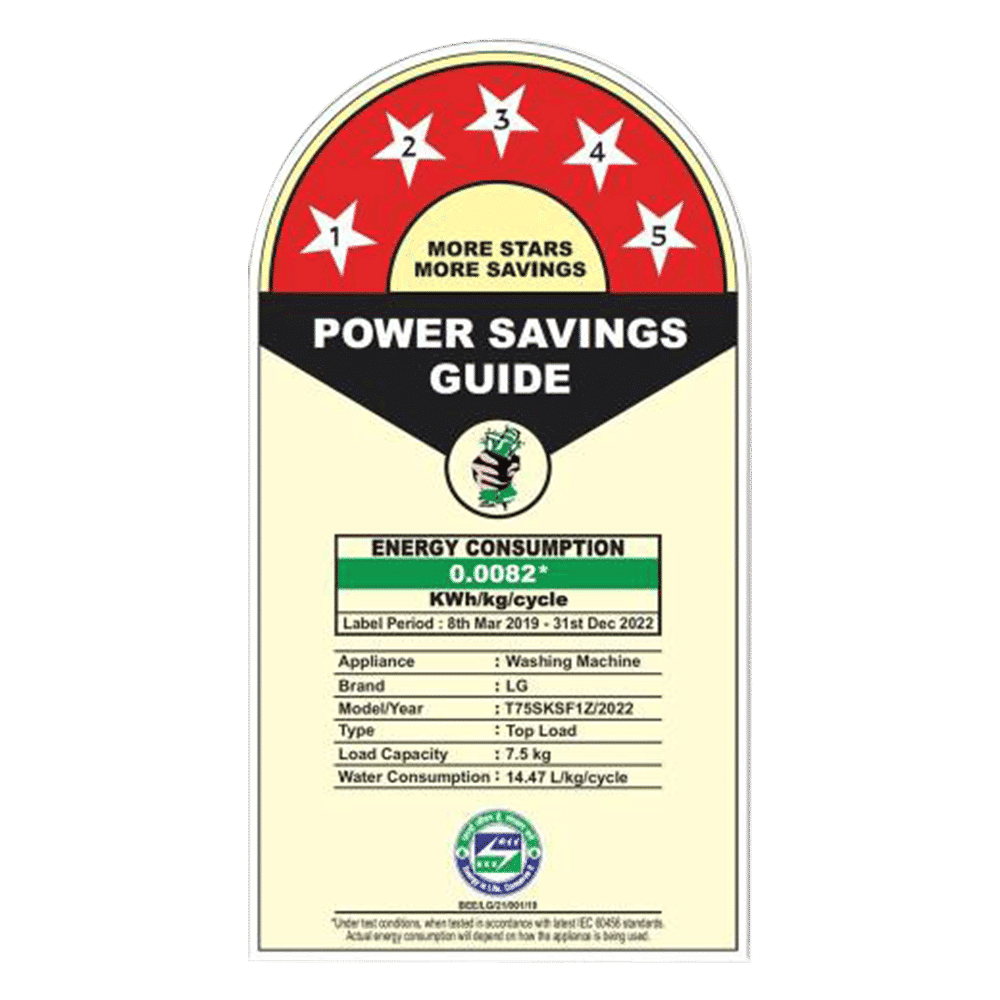 LG 7.5 kg 5 Star Inverter Fully Automatic Top Load Washing Machine (T75SKSF1Z.ASFQEIL, TurboDrum, Middle Free Silver) LG 7.5 kg 5 Star Inverter Fully Automatic Top Load Washing Machine (T75SKSF1Z.ASFQEIL, TurboDrum, Middle Free Silver)_18