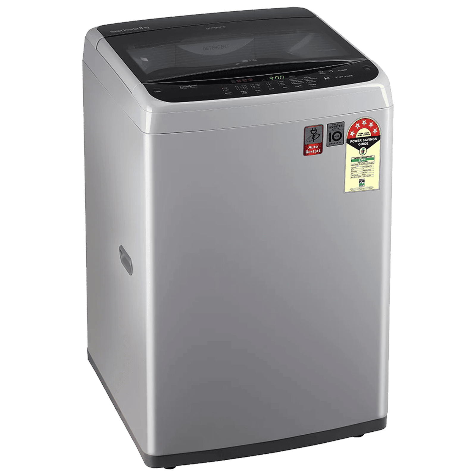 LG 8 kg 5 Star Inverter Fully Automatic Top Load Washing Machine (T80SPSF2Z.ASFQEIL, Waterfall Circulation, Middle Free Silver) LG 8 kg 5 Star Inverter Fully Automatic Top Load Washing Machine (T80SPSF2Z.ASFQEIL, Waterfall Circulation, Middle Free Silver)_3