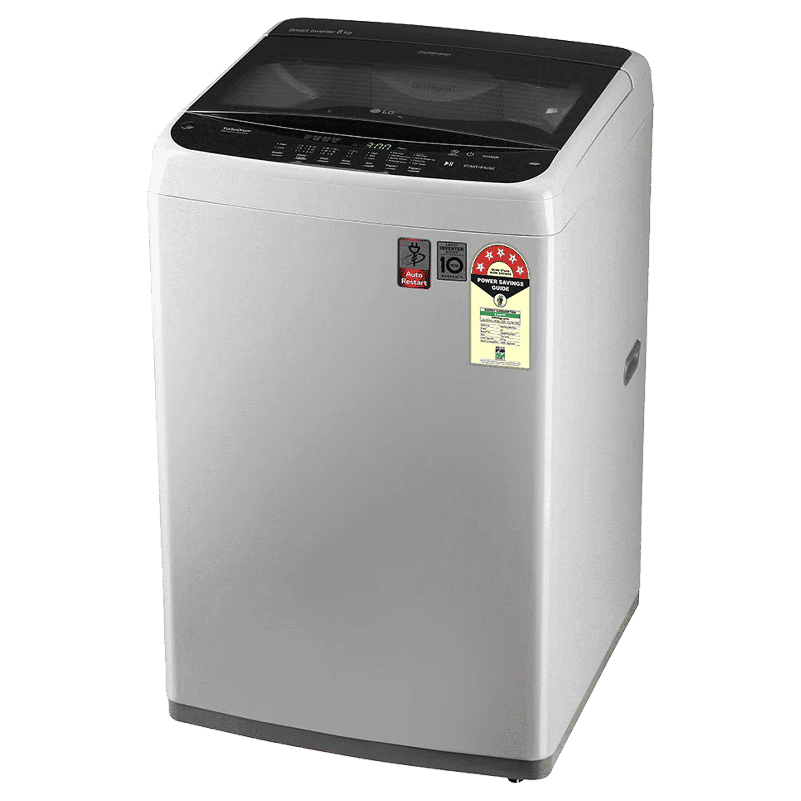 LG 8 kg 5 Star Inverter Fully Automatic Top Load Washing Machine (T80SPSF2Z.ASFQEIL, Waterfall Circulation, Middle Free Silver) LG 8 kg 5 Star Inverter Fully Automatic Top Load Washing Machine (T80SPSF2Z.ASFQEIL, Waterfall Circulation, Middle Free Silver)_4