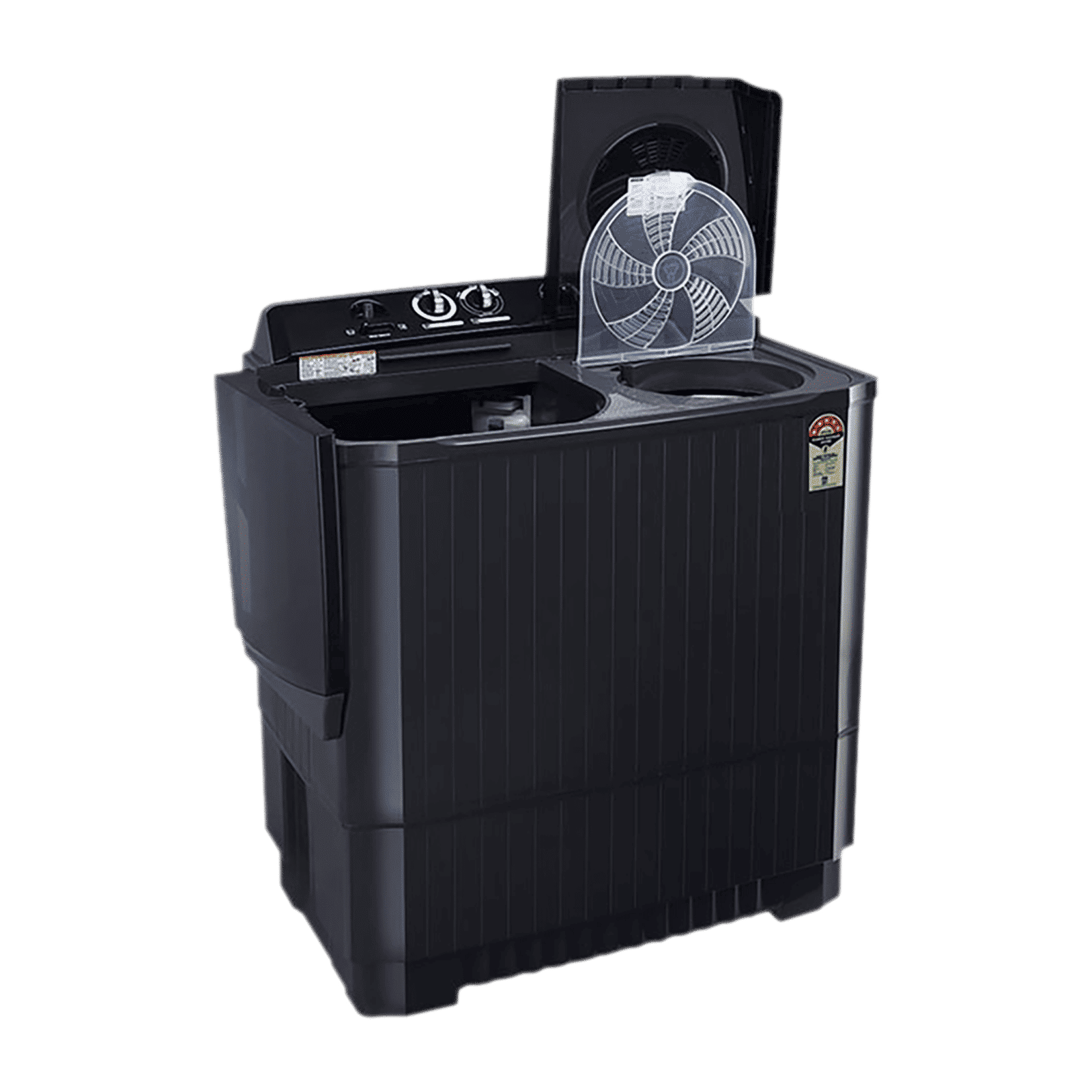 LG 11 kg 5 Star Semi Automatic Washing Machine with Lint Filter (P1155SKAZ.ABMQEIL, New Middle Black)_5