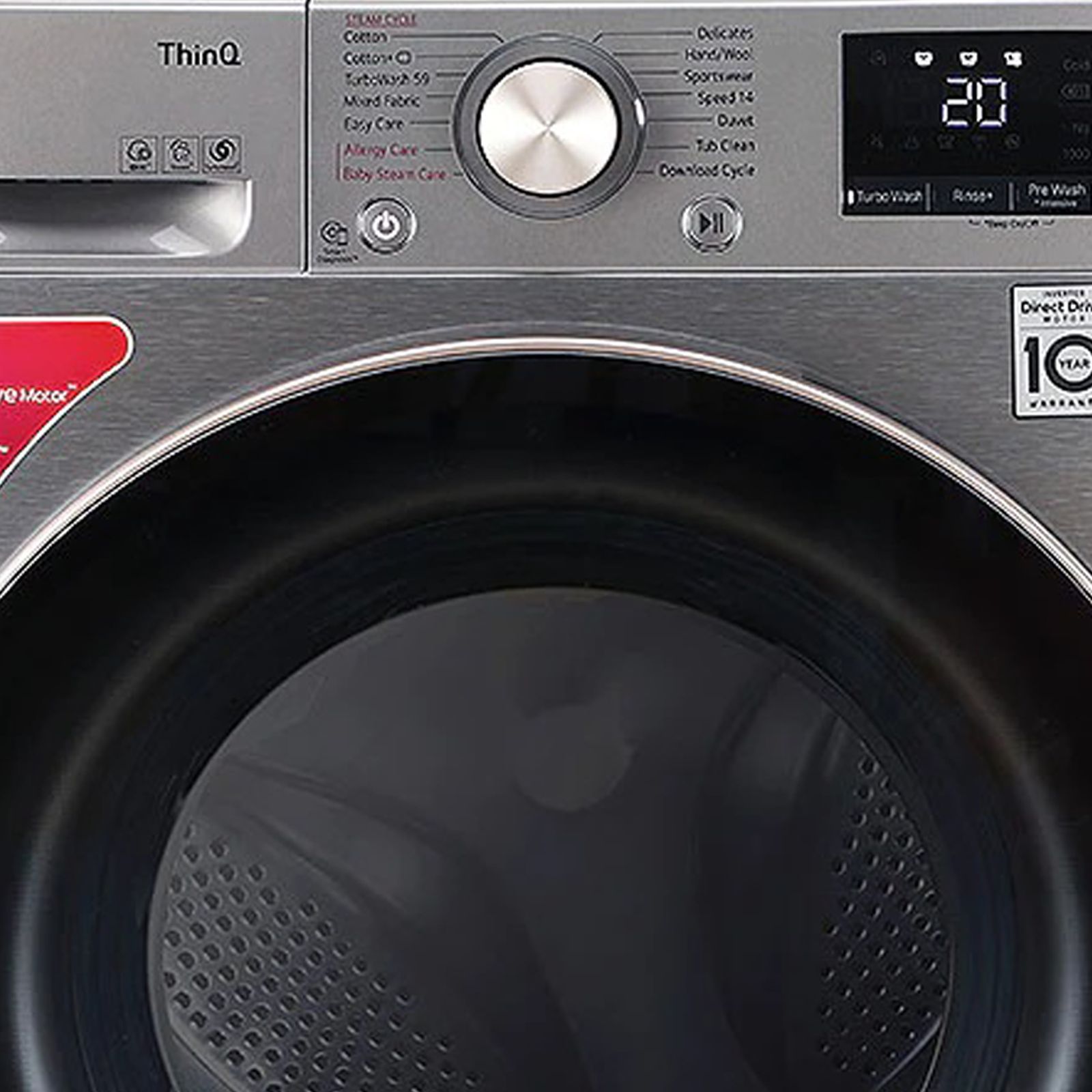 LG 9 kg 5 Star Inverter Fully Automatic Front Load Washing Machine (FHV1409ZWP.APSQEIL, Wi-Fi Support, Platinum Silver)_10