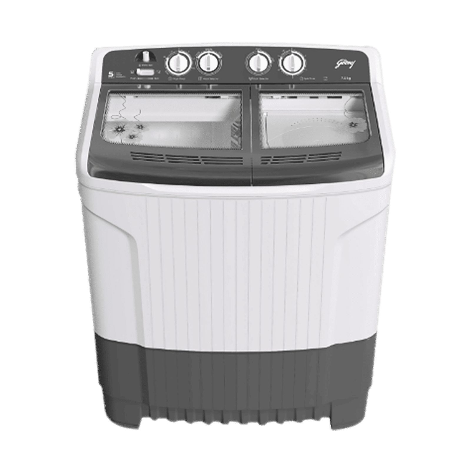 Godrej 7.5 Kg 5 Star Semi Automatic Washing Machine with Electro-Mechanical Controls (Edge, WSEDGE 75 5.0 TB3 M STGR, Storm Grey)_7