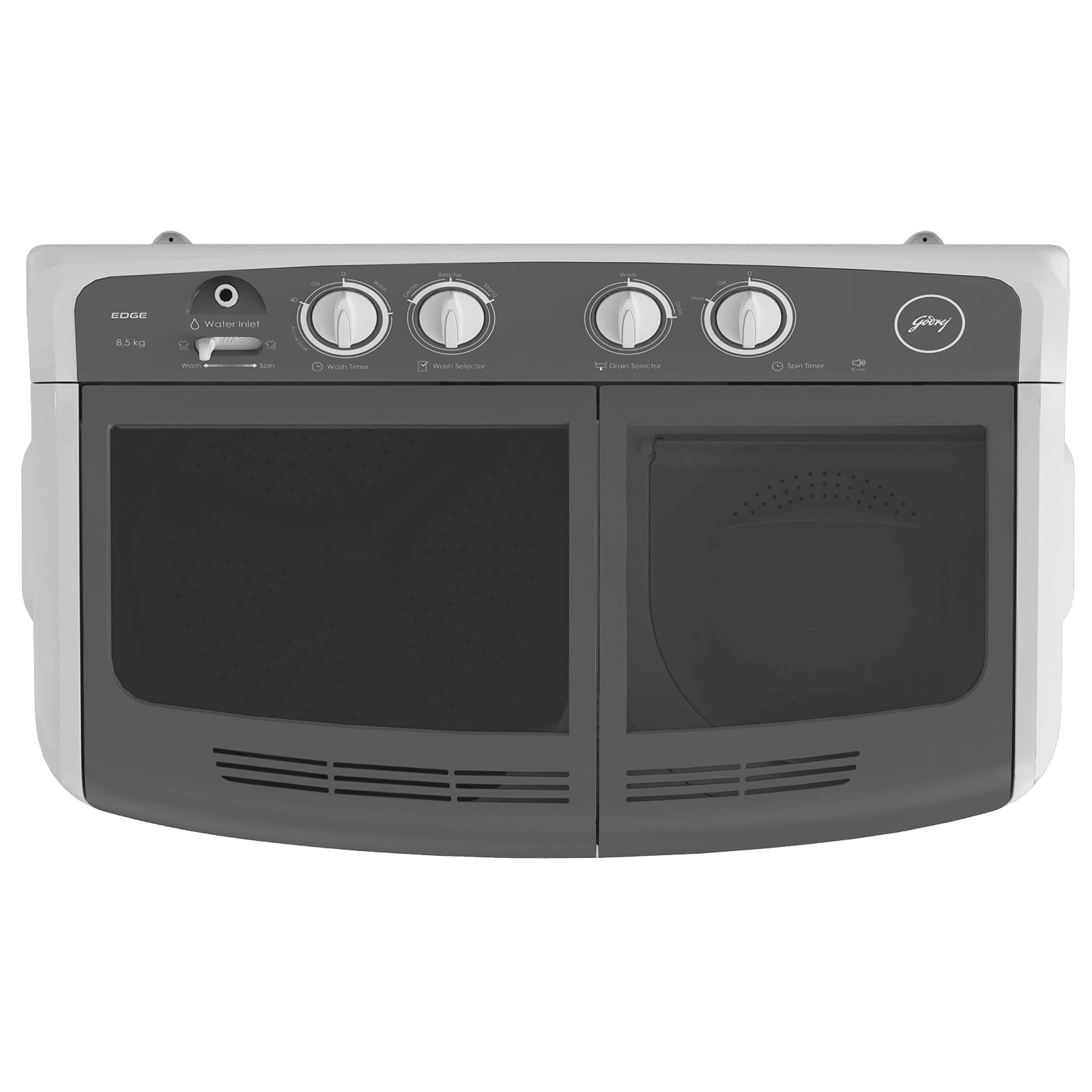 Godrej 7.5 Kg 5 Star Semi Automatic Washing Machine with Electro-Mechanical Controls (Edge, WSEDGE 75 5.0 TB3 M STGR, Storm Grey)_2