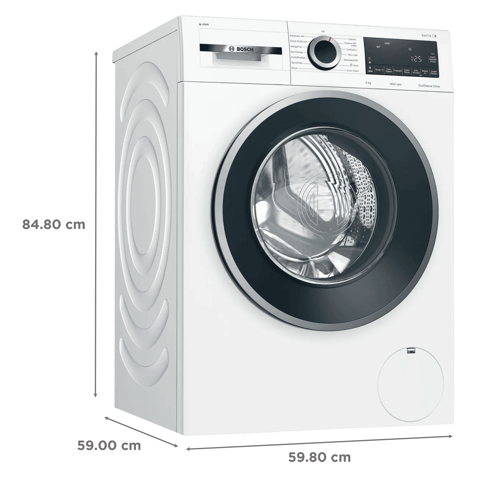 BOSCH 9 kg 5 Star Fully Automatic Front Load Washing Machine (Series 6, WGA244AWIN, Anti Wrinkle Function, White)_3