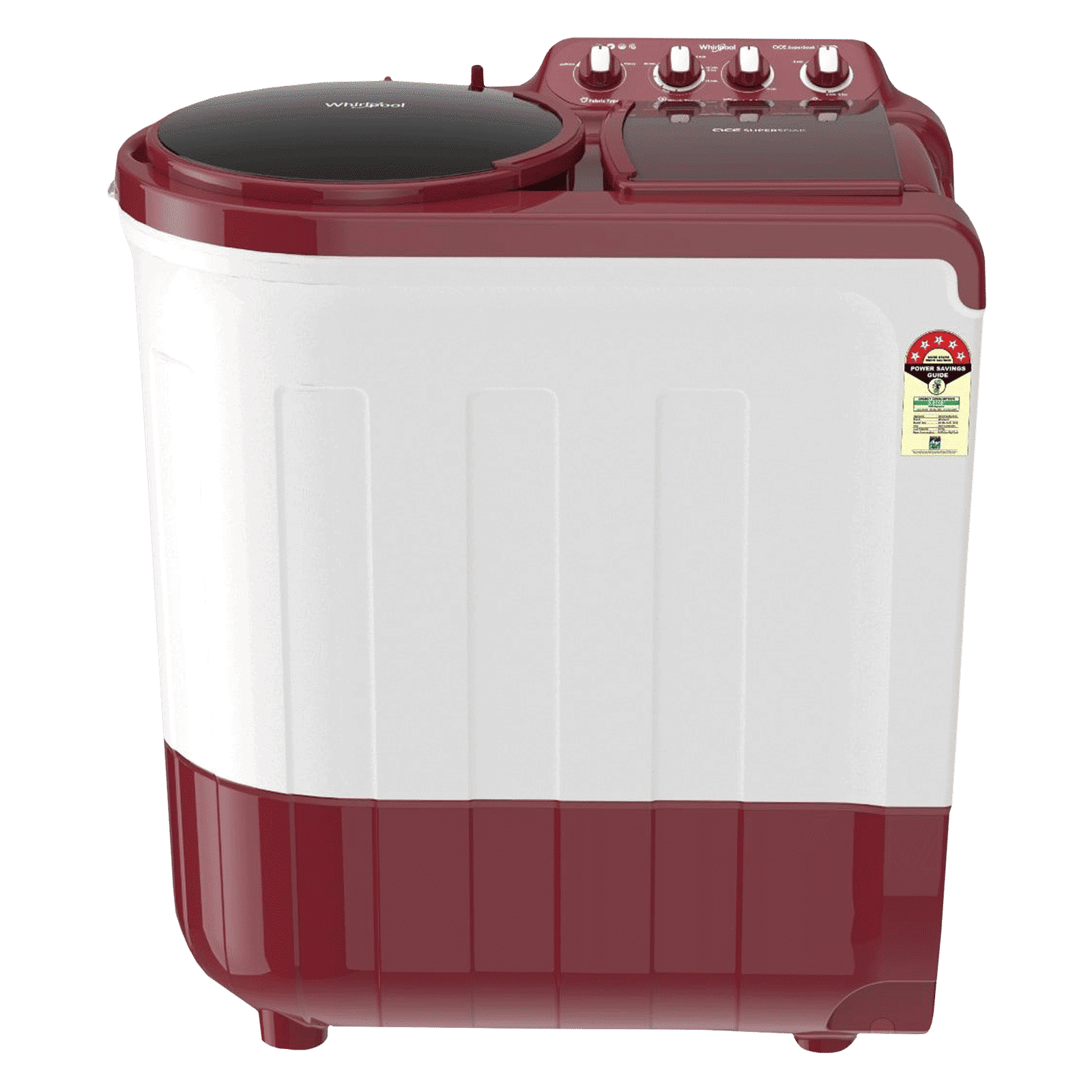 Whirlpool 8 kg 5 Star Semi Automatic Washing Machine with In-Built Scrubber (Ace, Coral Red)_1