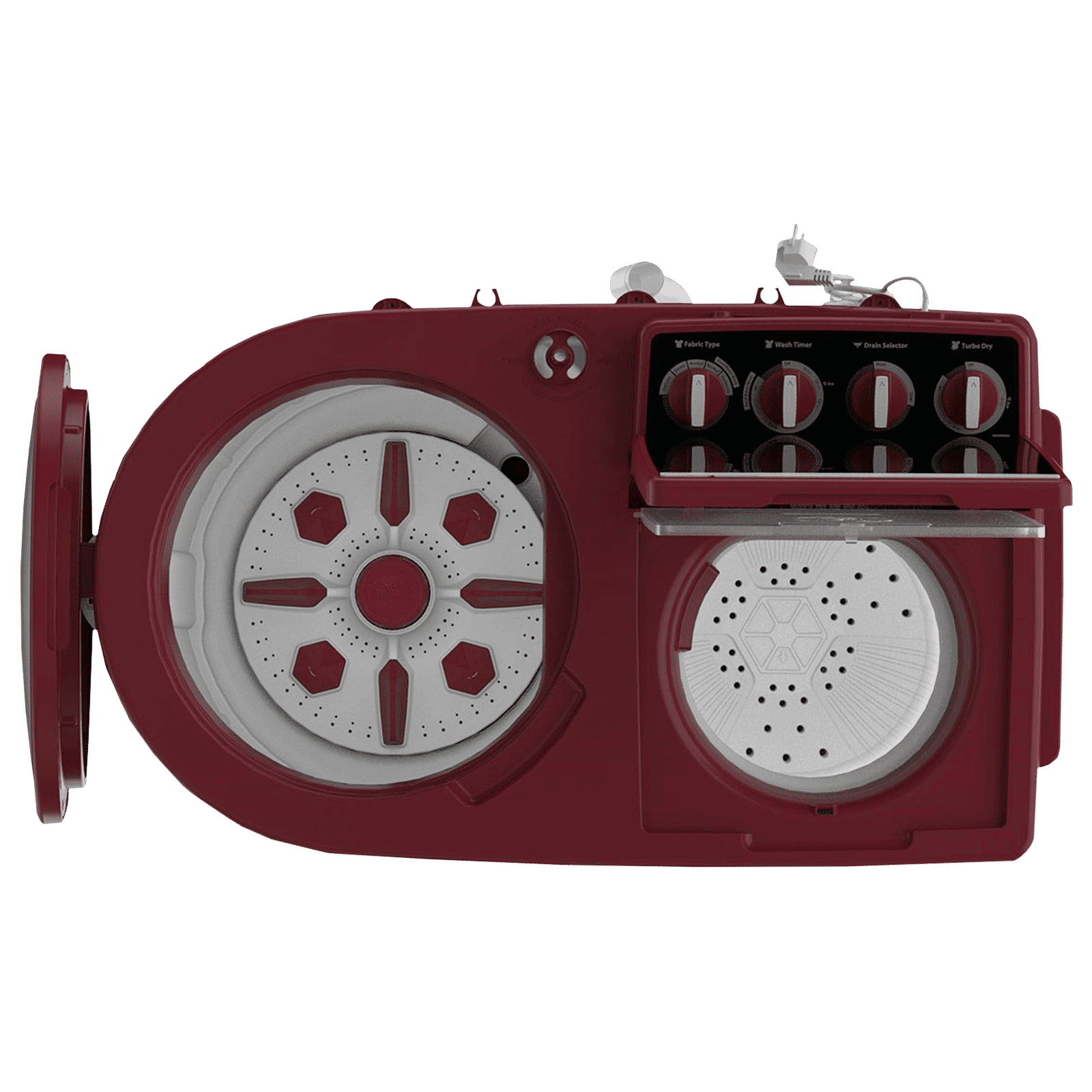 Whirlpool 9 kg 5 Star Semi Automatic Washing Machine with 3D Lint Filter (Ace XL, 30194, Coral Red)_6