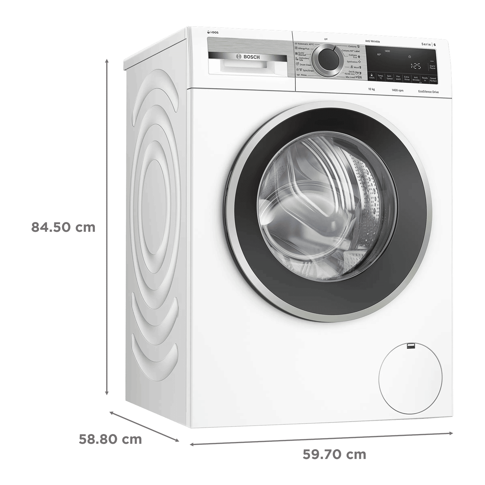BOSCH 10 kg 5 Star Fully Automatic Front Load Washing Machine (Series 6, WGA254A0IN, EcoSilence Drive, White) BOSCH 10 kg 5 Star Fully Automatic Front Load Washing Machine (Series 6, WGA254A0IN, EcoSilence Drive, White)_3