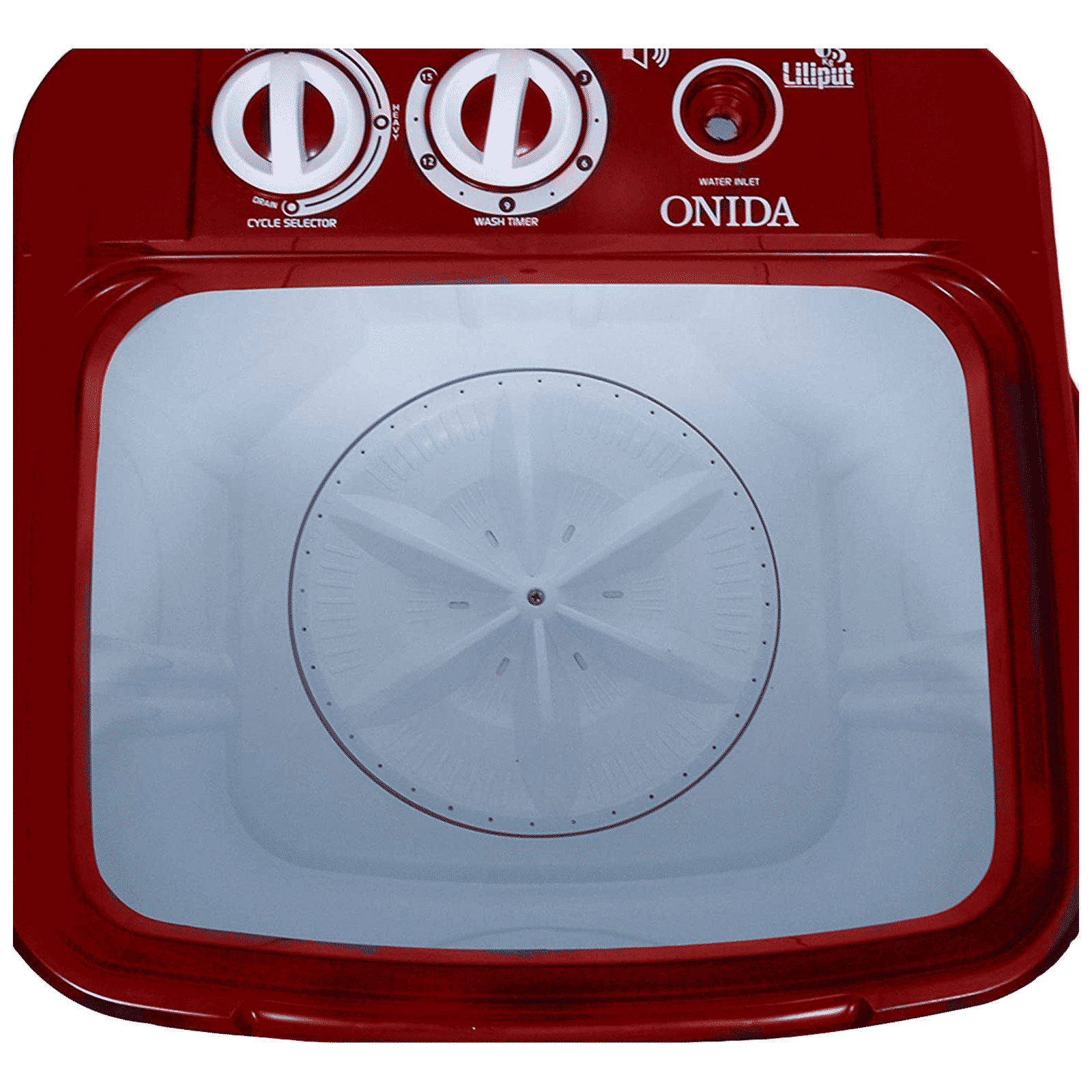 ONIDA 6.5 kg Semi Automatic Washer with Anti-Rust Fibre (Liliput, WS65WLPT1LR, Lava Red) ONIDA 6.5 kg Semi Automatic Washer with Anti-Rust Fibre (Liliput, WS65WLPT1LR, Lava Red)_4