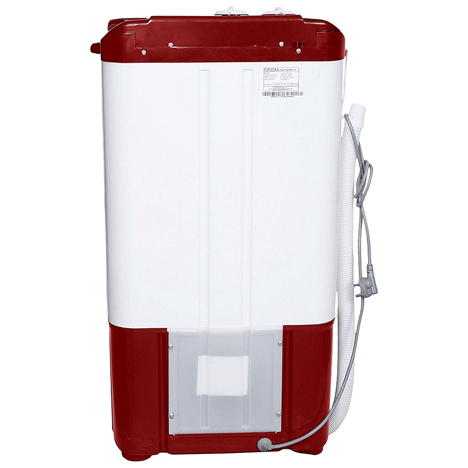 ONIDA 6.5 kg Semi Automatic Washer with Anti-Rust Fibre (Liliput, WS65WLPT1LR, Lava Red) ONIDA 6.5 kg Semi Automatic Washer with Anti-Rust Fibre (Liliput, WS65WLPT1LR, Lava Red)_5