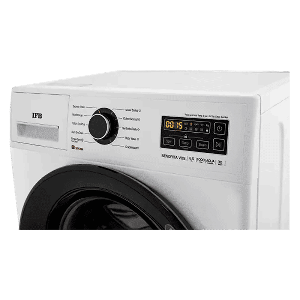 IFB 6.5 kg 5 Star Fully Automatic Front Load Washing Machine (Senorita VXS 6510, Aqua Energie, Silver)_11