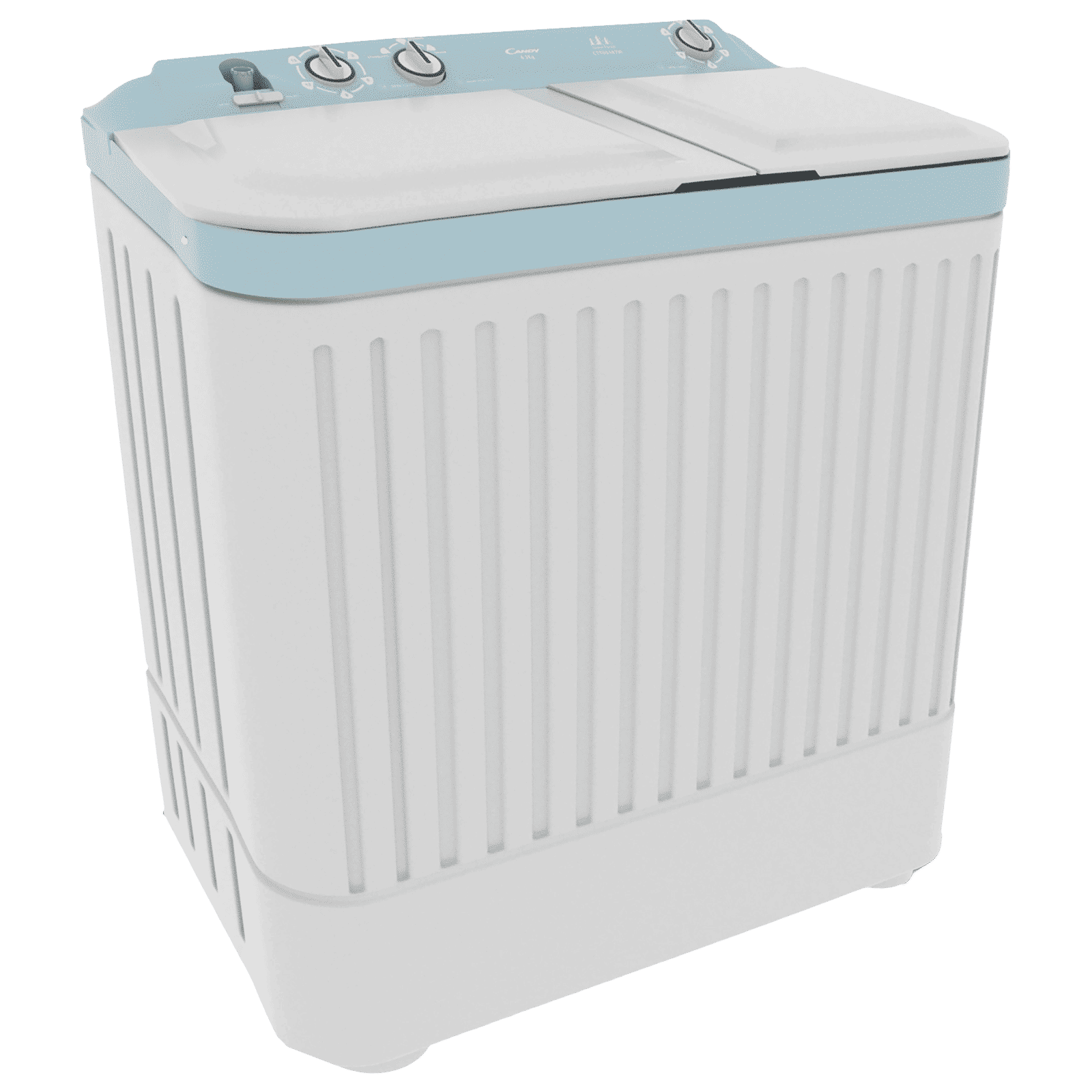 CANDY 6.5 kg 5 Star Semi Automatic Washing Machine with Fuzzy Logic (CTT65187W, White/Blue)_5