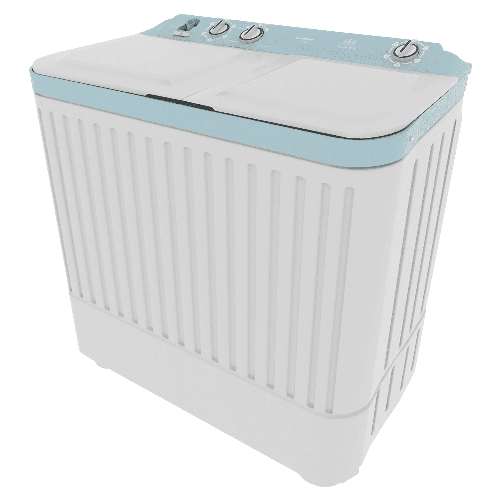 CANDY 6.5 kg 5 Star Semi Automatic Washing Machine with Fuzzy Logic (CTT65187W, White/Blue)_6