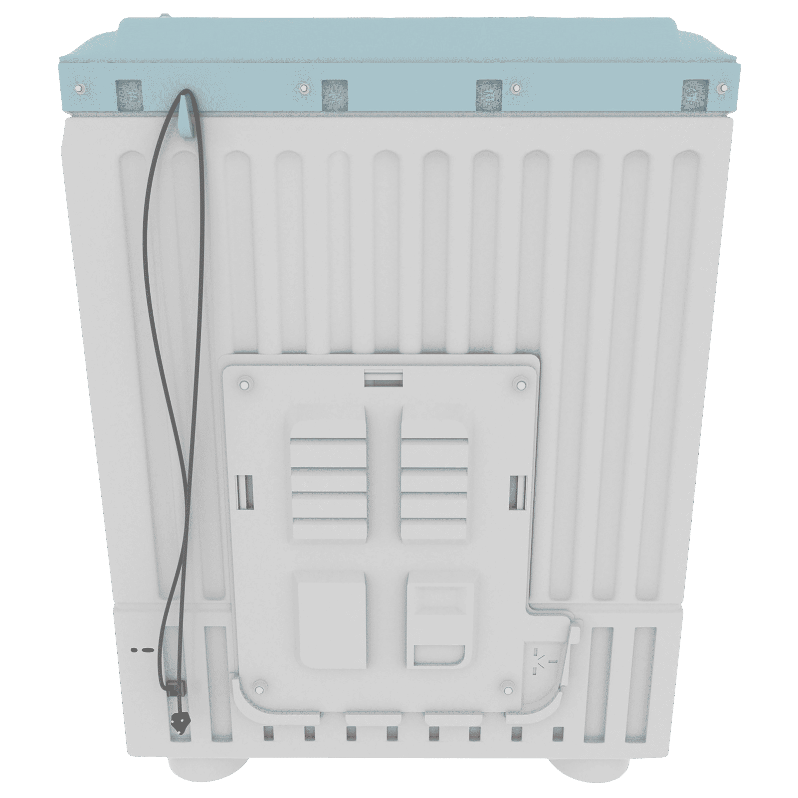 CANDY 6.5 kg 5 Star Semi Automatic Washing Machine with Fuzzy Logic (CTT65187W, White/Blue)_9