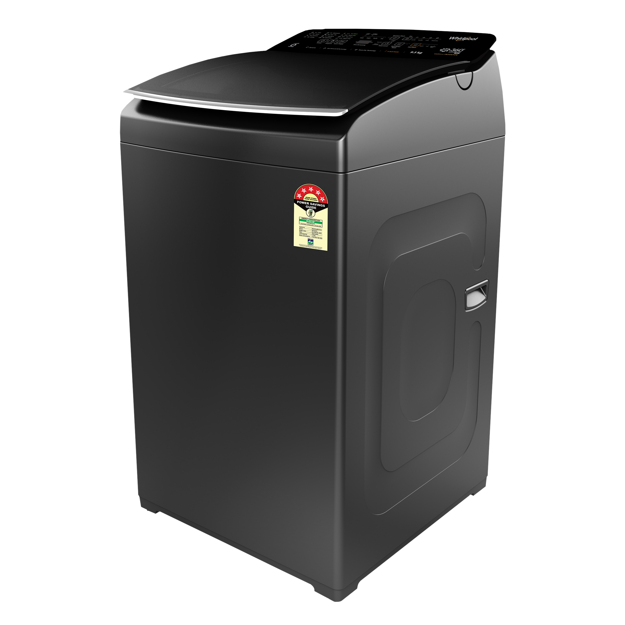 Whirlpool 9.5 kg 5 Star Inverter Fully Automatic Top Load Washing Machine (360 Degree Bloomwash Pro, 31407, Lint Filter, Graphite)_4