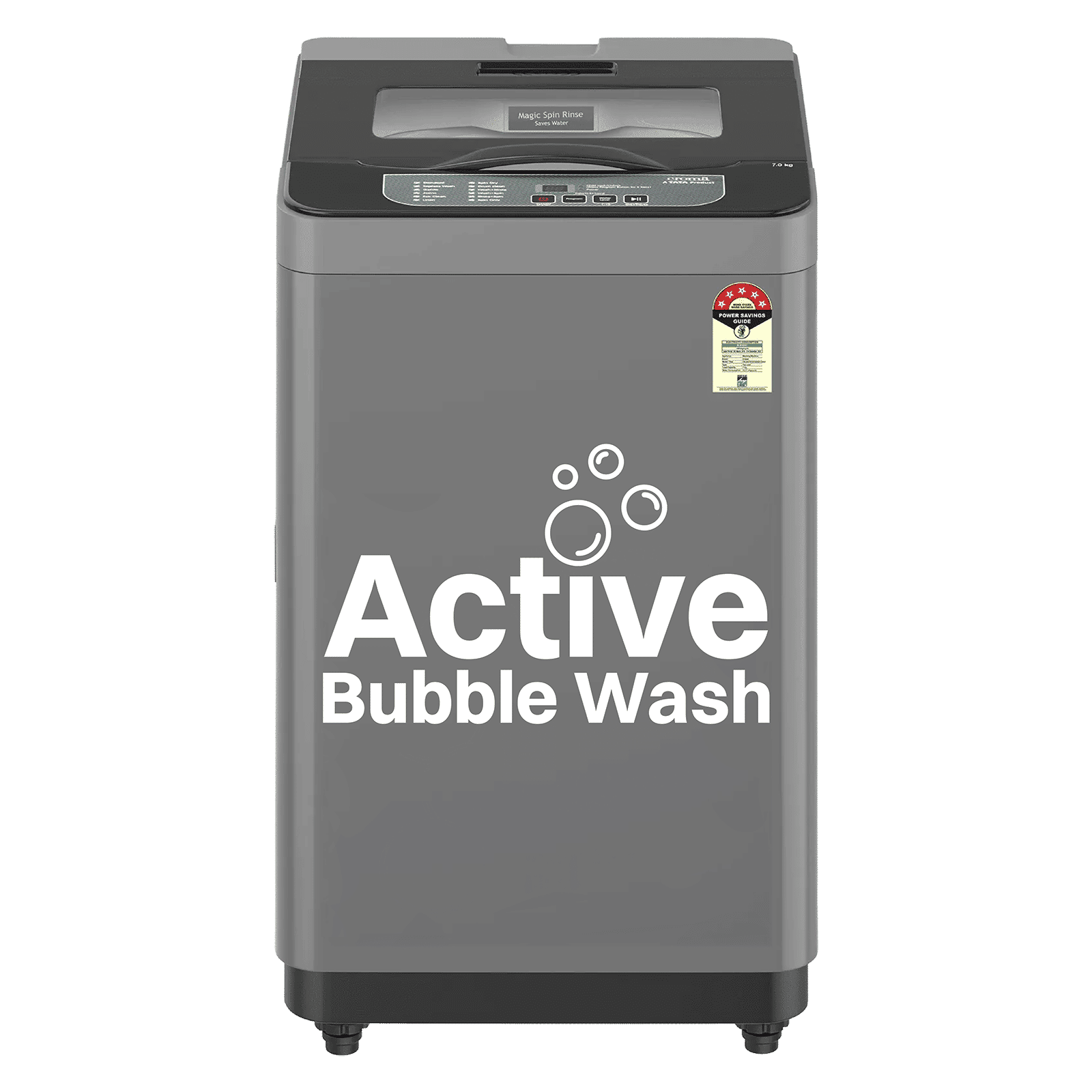 Croma 7 kg 5 Star Fully Automatic Top Load Washing Machine ( Spin Dry Function, Grey)_1
