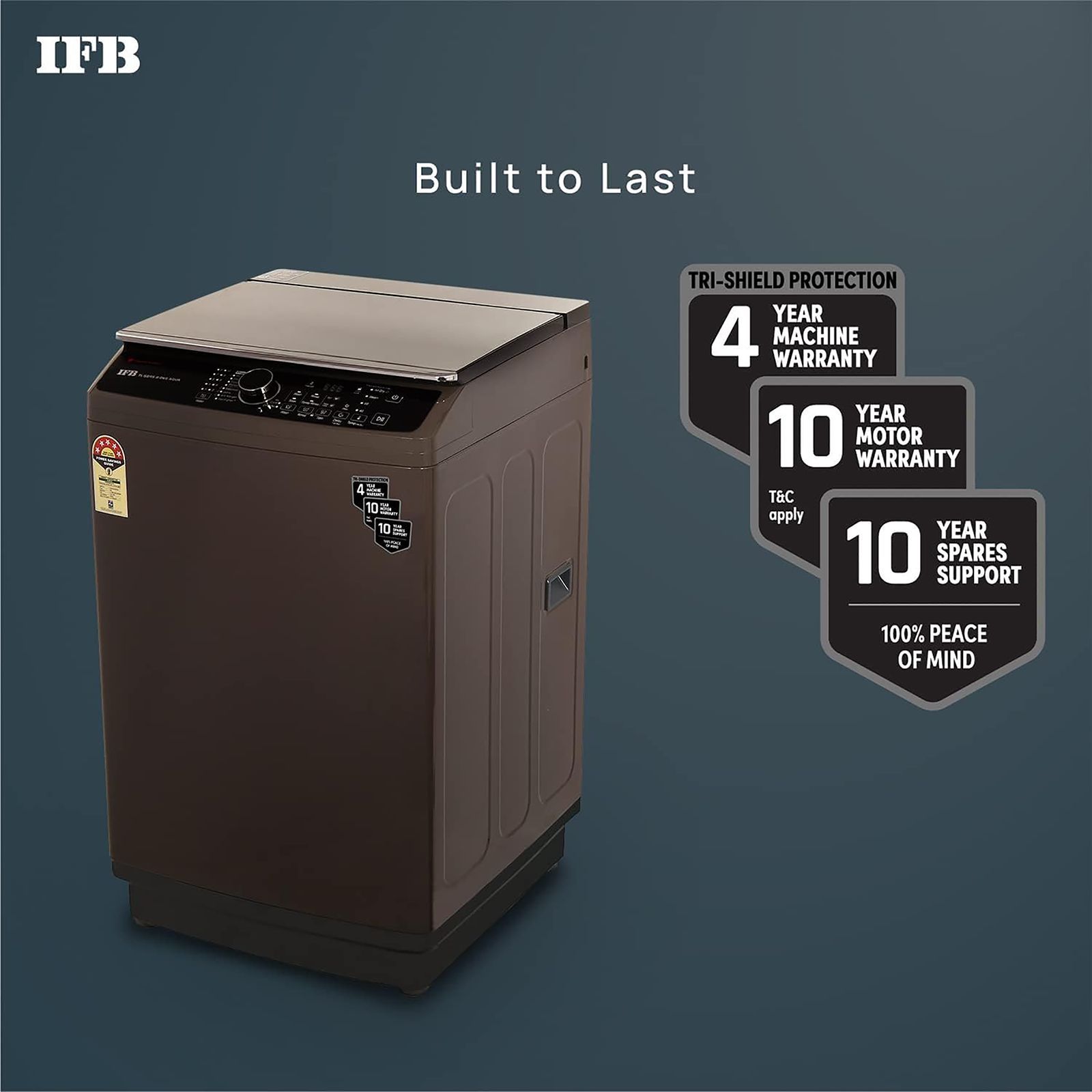 IFB 8 kg 5 Star Fully Automatic Top Load Washing Machine (Aqua, TL - SBRS, In-built Heater, Brown)_12