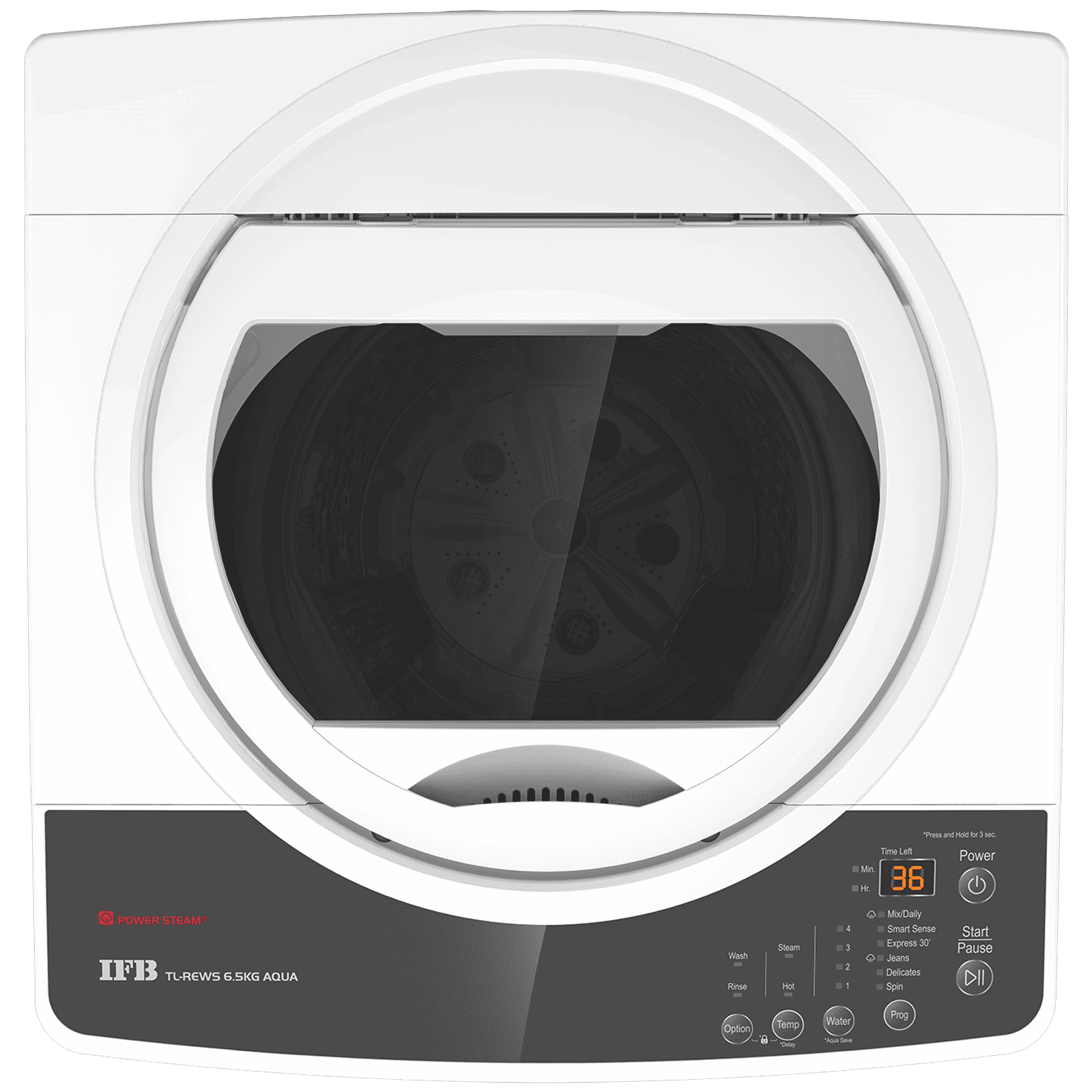 IFB 6.5 kg 5 Star Fully Automatic Top Load Washing Machine (Aqua, TL-REWS, Power Steam Wash, White)_4