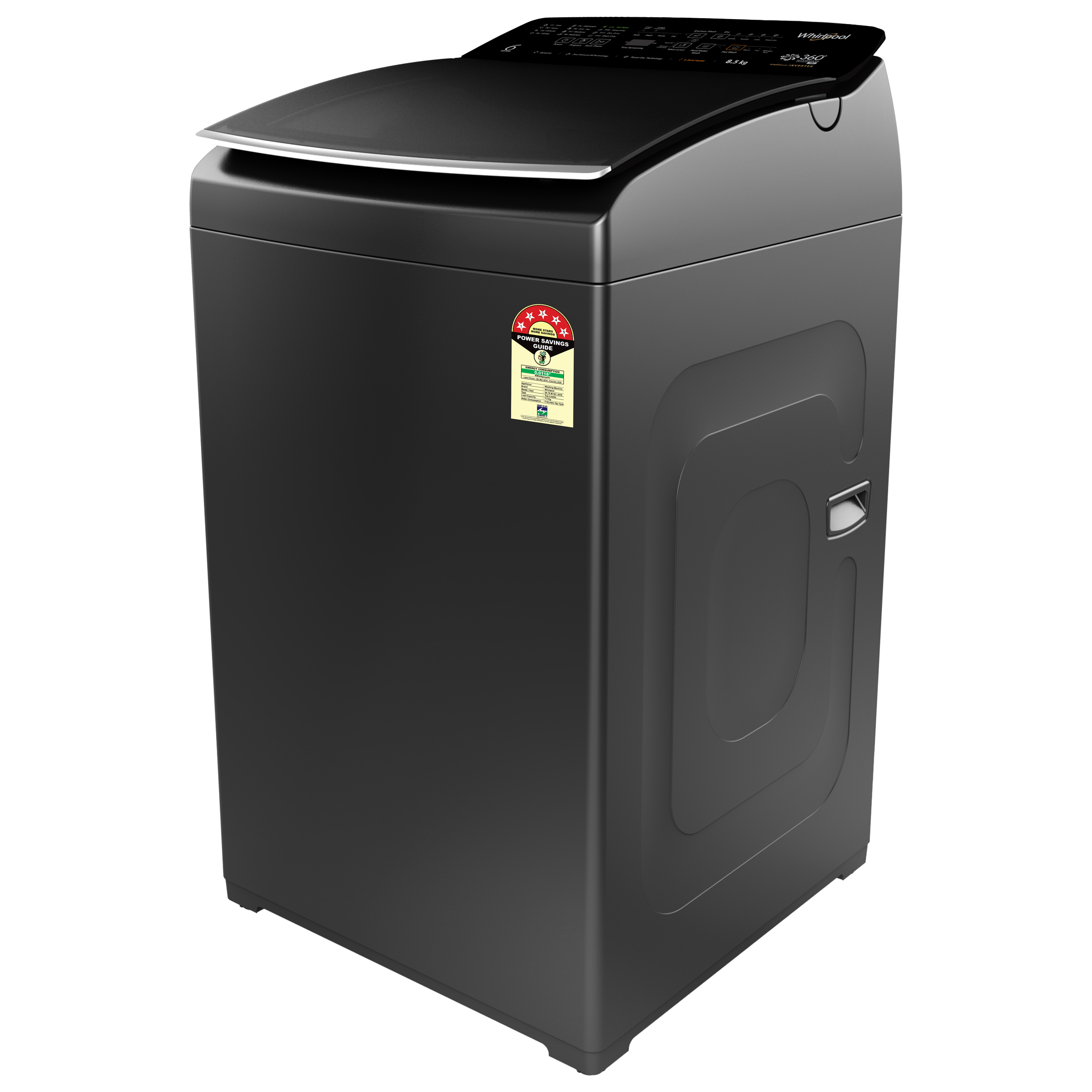 Whirlpool 8.5 kg 5 Star Fully Automatic Top Load Washing Machine (360 BW PRO INV H 8.5, In-Built Heater, Graphite) Whirlpool 8.5 kg 5 Star Fully Automatic Top Load Washing Machine (360 BW PRO INV H 8.5, In-Built Heater, Graphite)_3