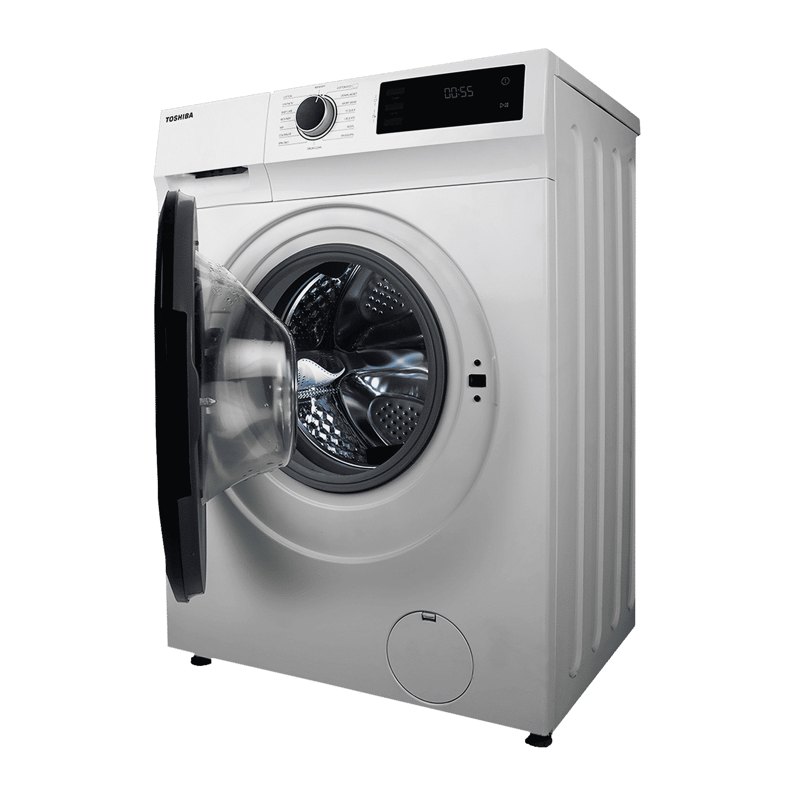 TOSHIBA 8 kg 5 Star Inverter Fully Automatic Front Load Washing Machine (TW-BJ90S2-IND(WK), Anti Bacterial Gasket, White)_11