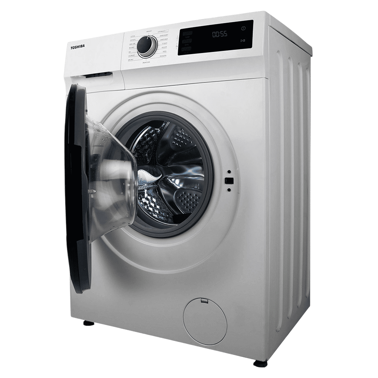 TOSHIBA 8 kg 5 Star Inverter Fully Automatic Front Load Washing Machine (TW-BJ90S2-IND(WK), Anti Bacterial Gasket, White)_15