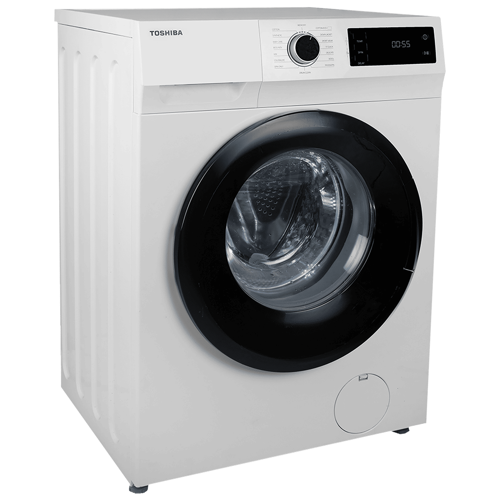 TOSHIBA 8 kg 5 Star Inverter Fully Automatic Front Load Washing Machine (TW-BJ90S2-IND(WK), Anti Bacterial Gasket, White)_5