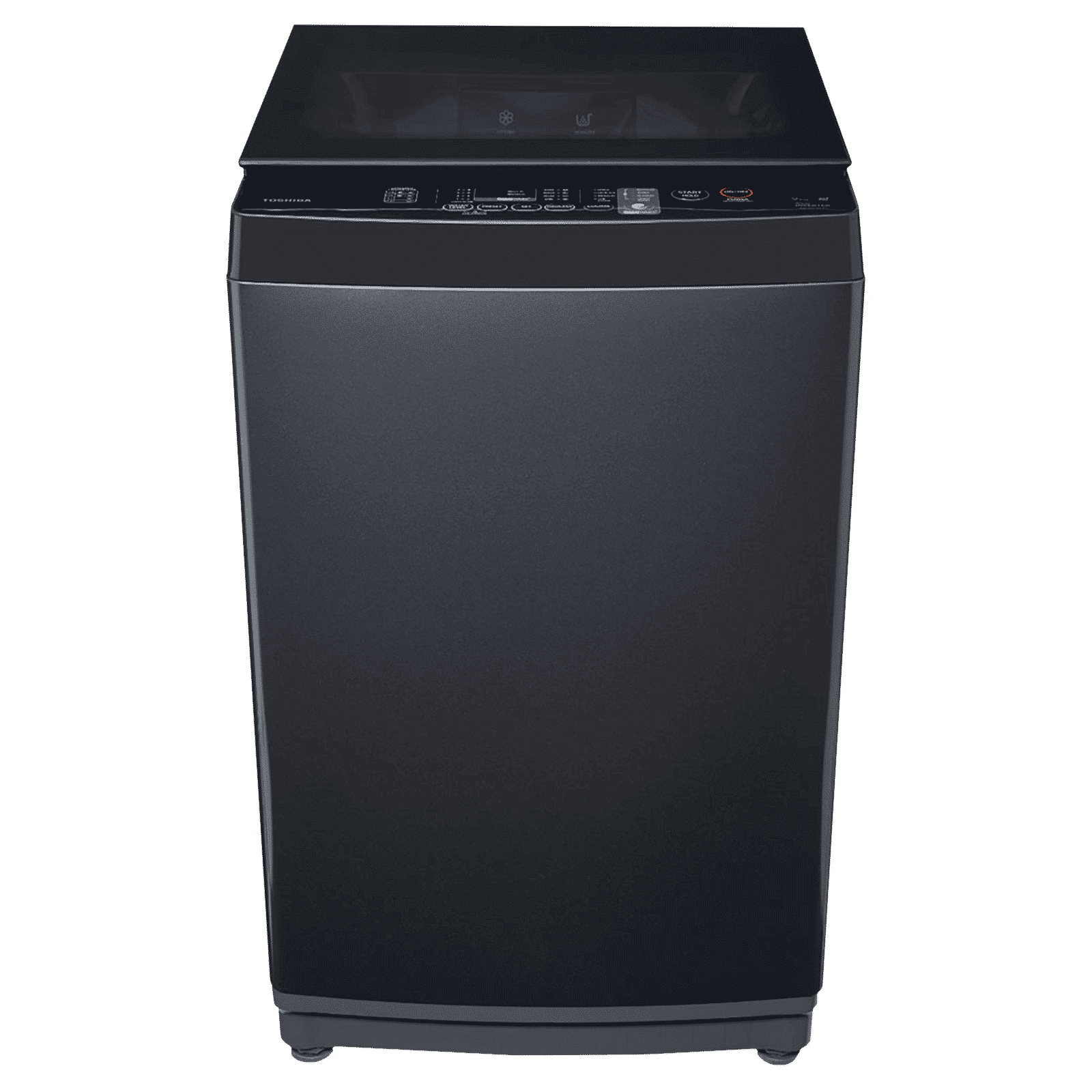 TOSHIBA 8 kg 5 Star Inverter Fully Automatic Top Load Washing Machine (AW-DJ900D-IND, i-Clean Function, Dark Silver)_1