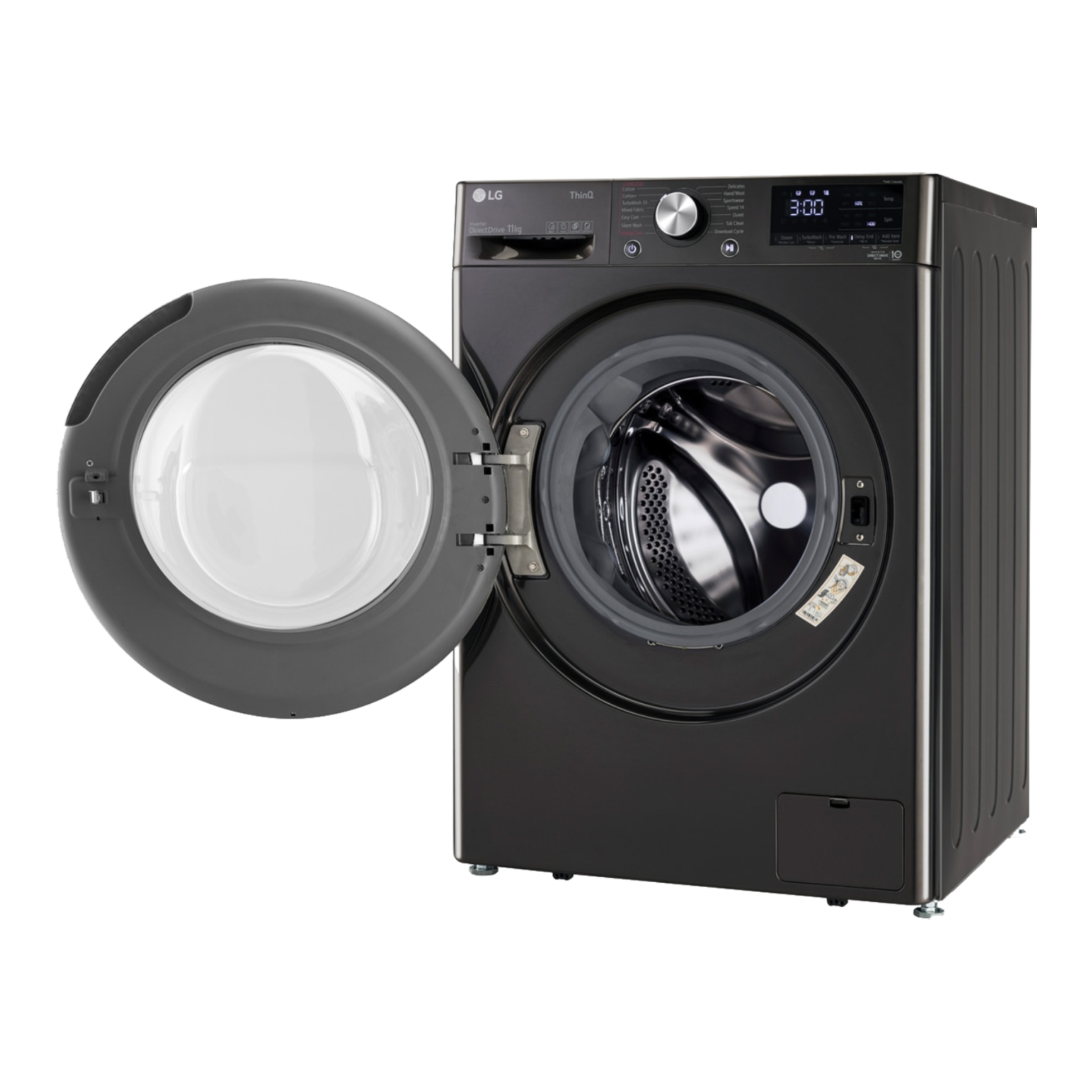 LG 11 kg 5 Star Inverter Fully Automatic Front Load Washing Machine (FHP1411Z9B.ABLQEIL, Steam Wash Technology, Black)_10