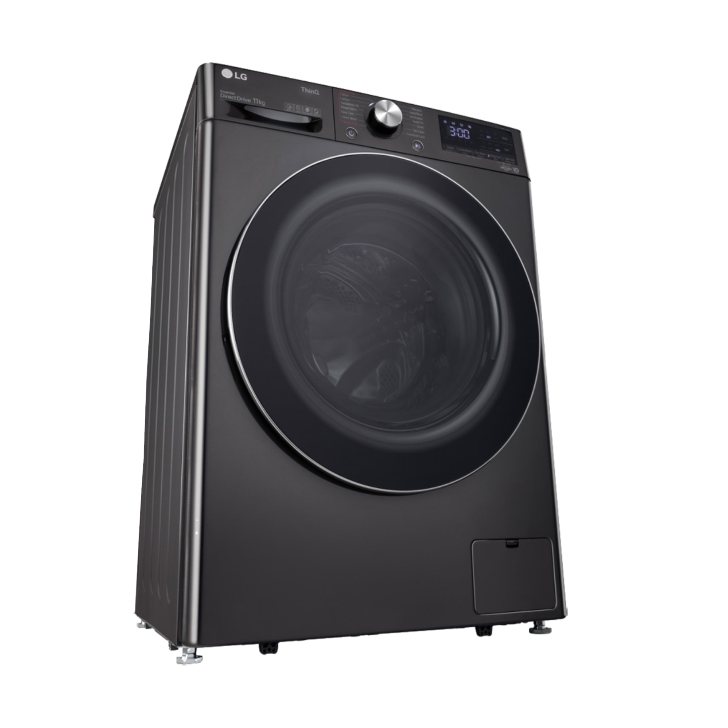 LG 11 kg 5 Star Inverter Fully Automatic Front Load Washing Machine (FHP1411Z9B.ABLQEIL, Steam Wash Technology, Black)_11