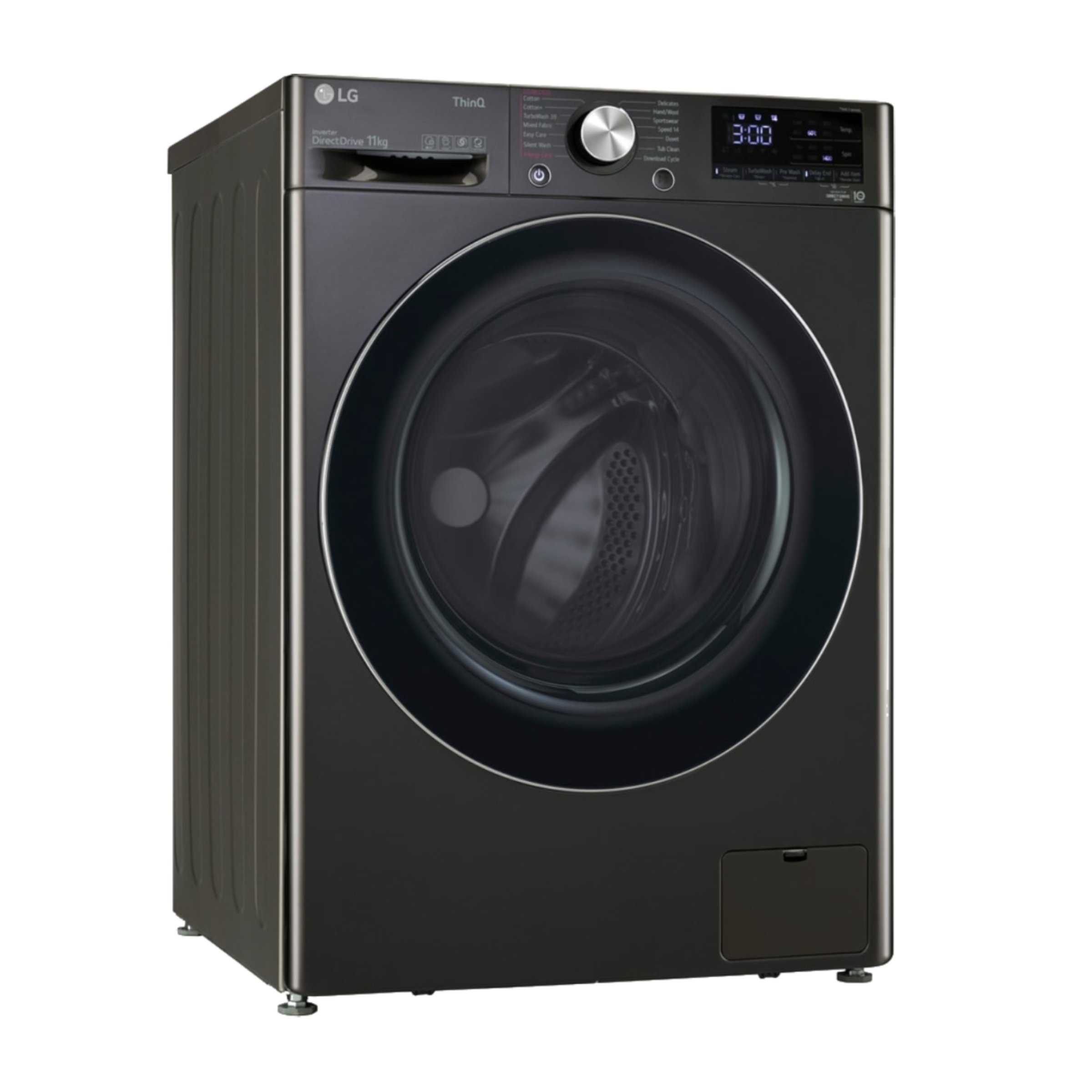LG 11 kg 5 Star Inverter Fully Automatic Front Load Washing Machine (FHP1411Z9B.ABLQEIL, Steam Wash Technology, Black)_12