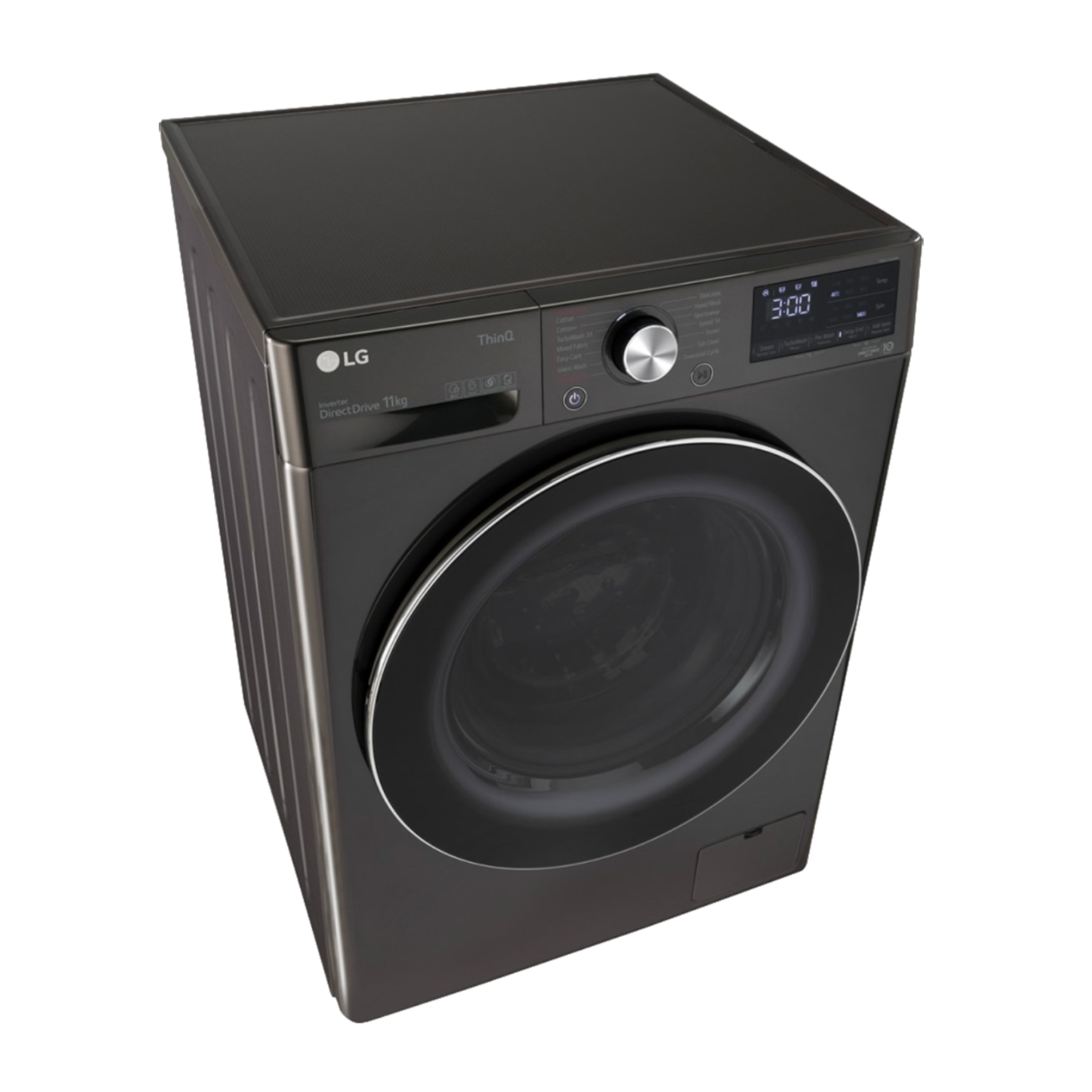 LG 11 kg 5 Star Inverter Fully Automatic Front Load Washing Machine (FHP1411Z9B.ABLQEIL, Steam Wash Technology, Black)_9