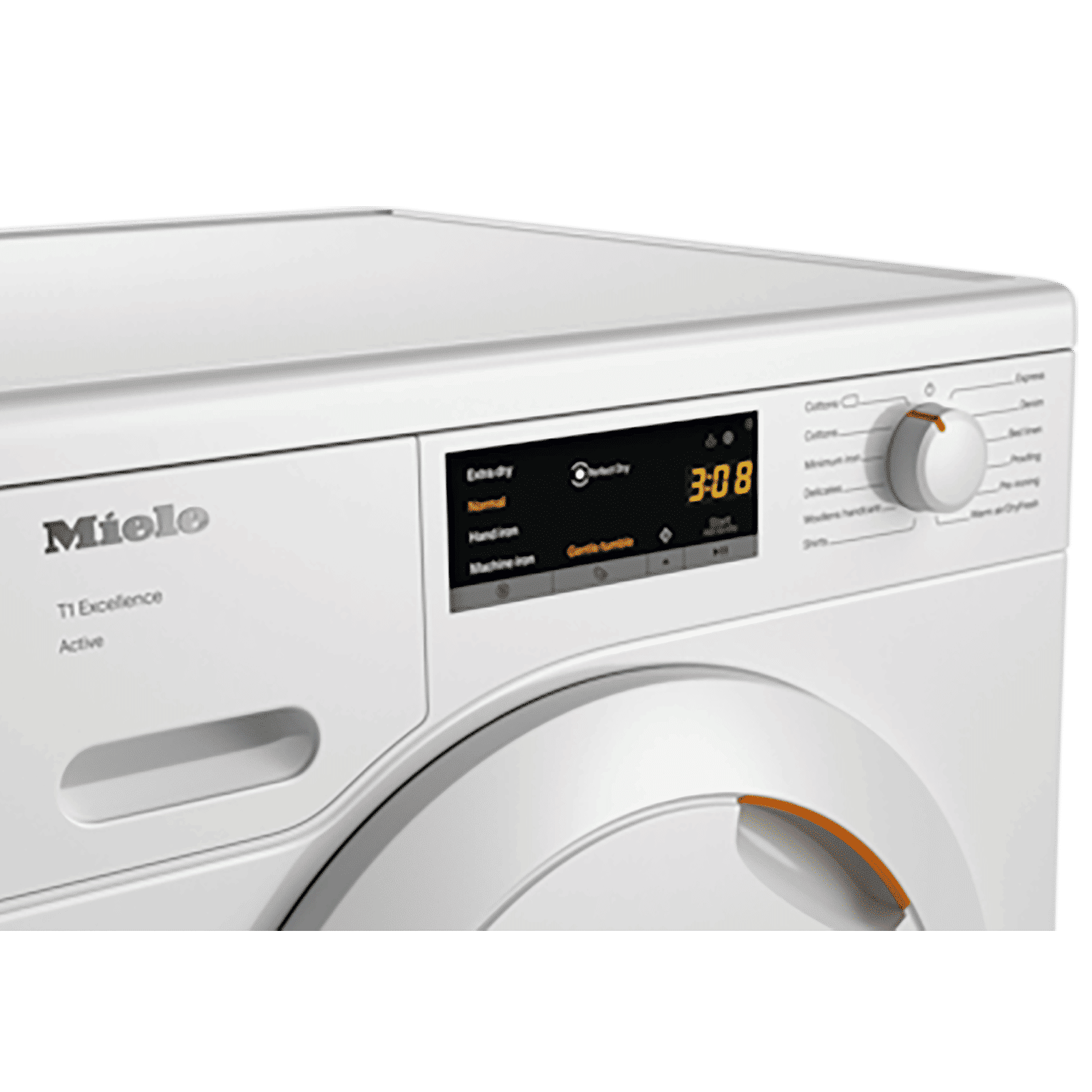 Miele T1 Excellence Active 7 kg Fully Automatic Front Load Dryer (Honeycomb Drum, TEA225WP, Lotus White)_5