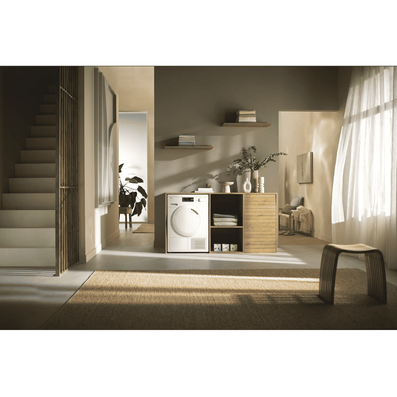 Miele T1 Excellence Active 7 kg Fully Automatic Front Load Dryer (Honeycomb Drum, TEA225WP, Lotus White)_6