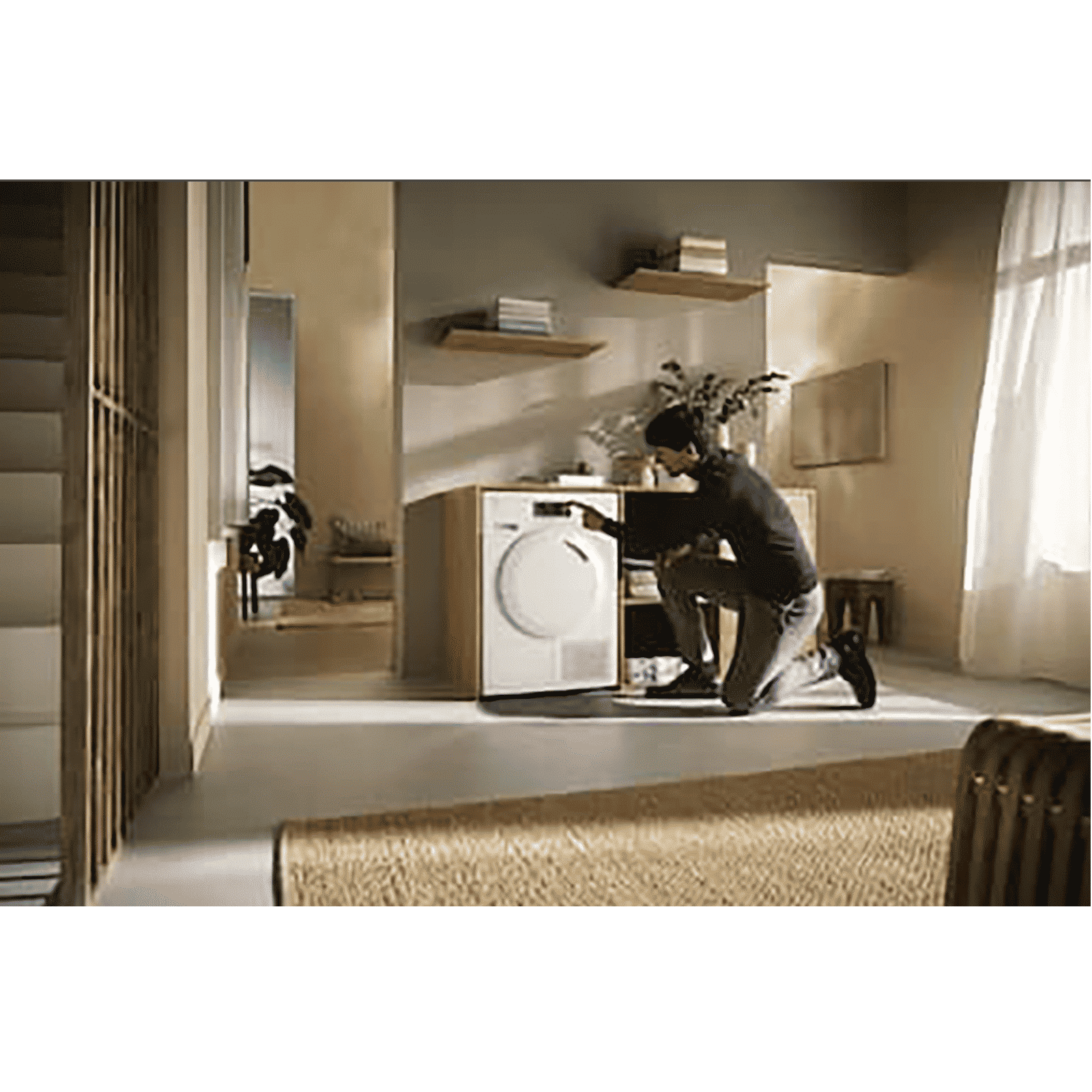 Miele T1 Excellence Active 7 kg Fully Automatic Front Load Dryer (Honeycomb Drum, TEA225WP, Lotus White)_7