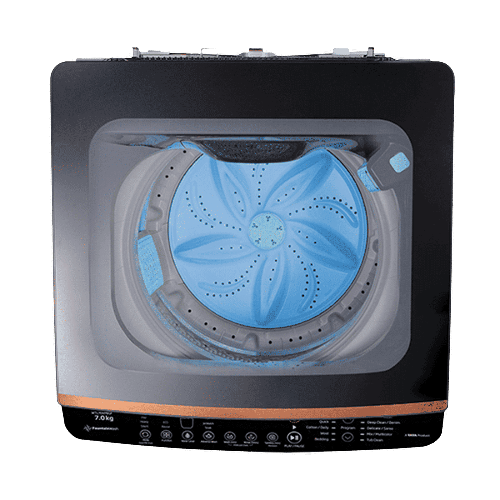 Voltas Beko 6.5 kg 5 Star Inverter Fully Automatic Top Load Washing Machine (WTL65VPBGX, Fountain Wash, Black) Voltas Beko 6.5 kg 5 Star Inverter Fully Automatic Top Load Washing Machine (WTL65VPBGX, Fountain Wash, Black)_6