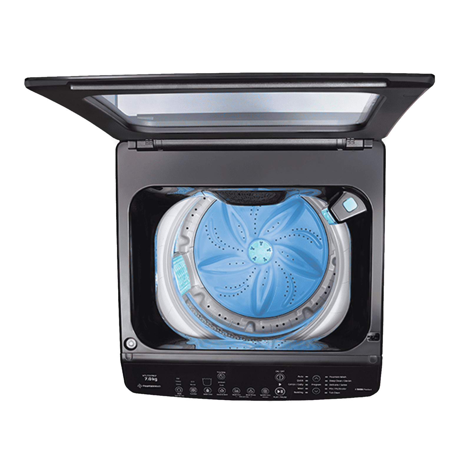 Voltas Beko 6.5 kg 5 Star Inverter Fully Automatic Top Load Washing Machine (WTL65VPBGX, Fountain Wash, Black) Voltas Beko 6.5 kg 5 Star Inverter Fully Automatic Top Load Washing Machine (WTL65VPBGX, Fountain Wash, Black)_7