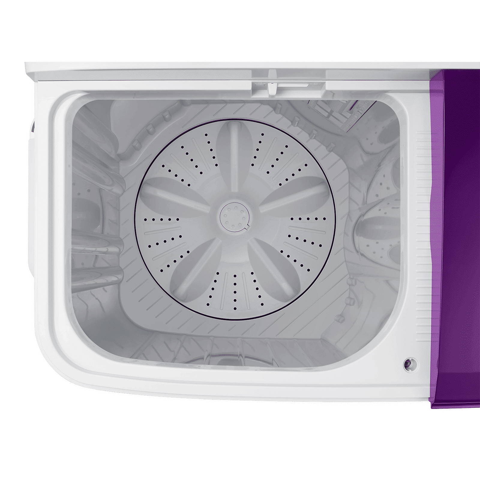 SAMSUNG 6 kg 5 Star Semi Automatic Washing Machine with Air Turbo Drying (WT60R2000LL/TL, Light Grey & Violet)_8