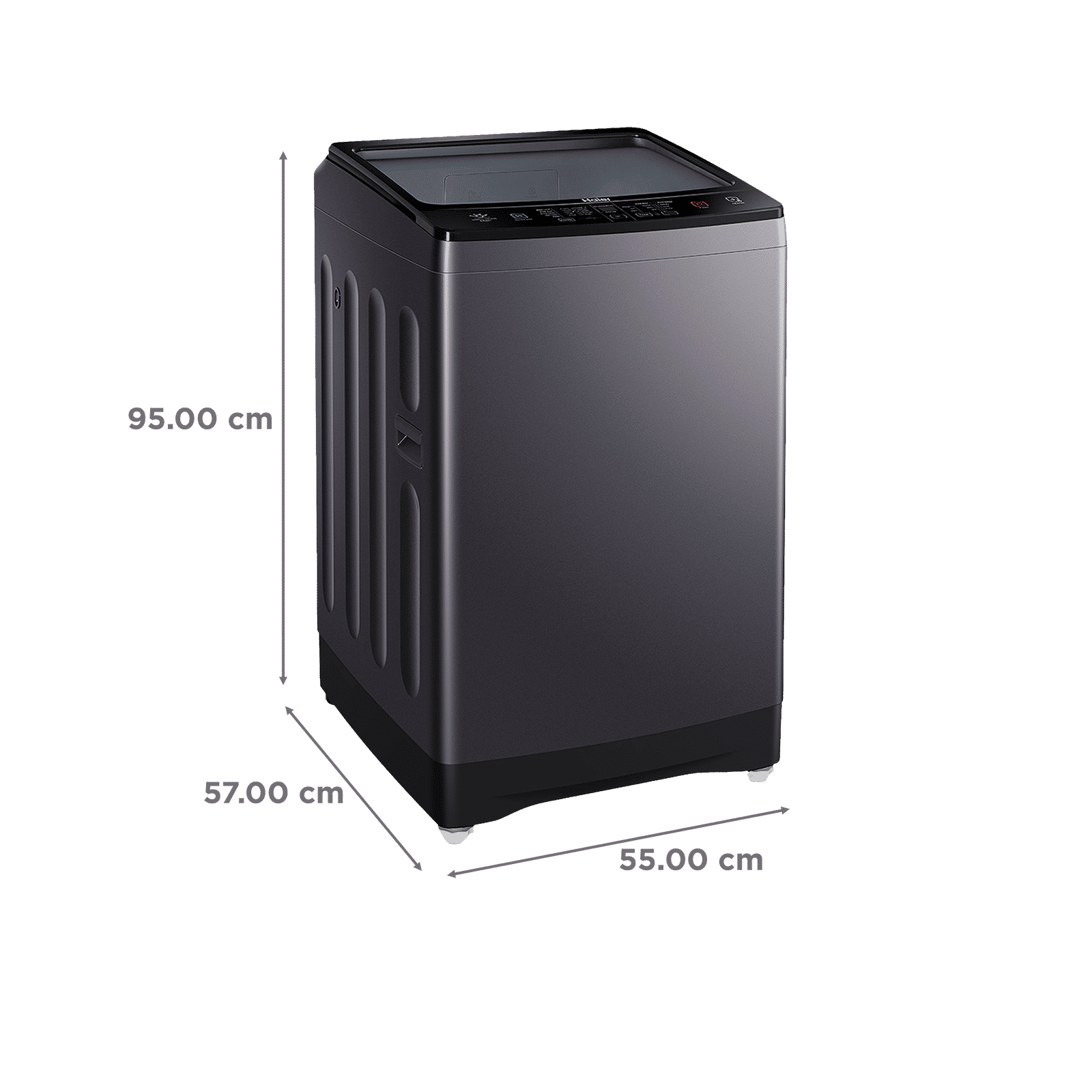 Haier 7.5 kg Fully Automatic Top Load Washing Machine (HWM75-H826S6, In-built Heater, Starry Silver)_3