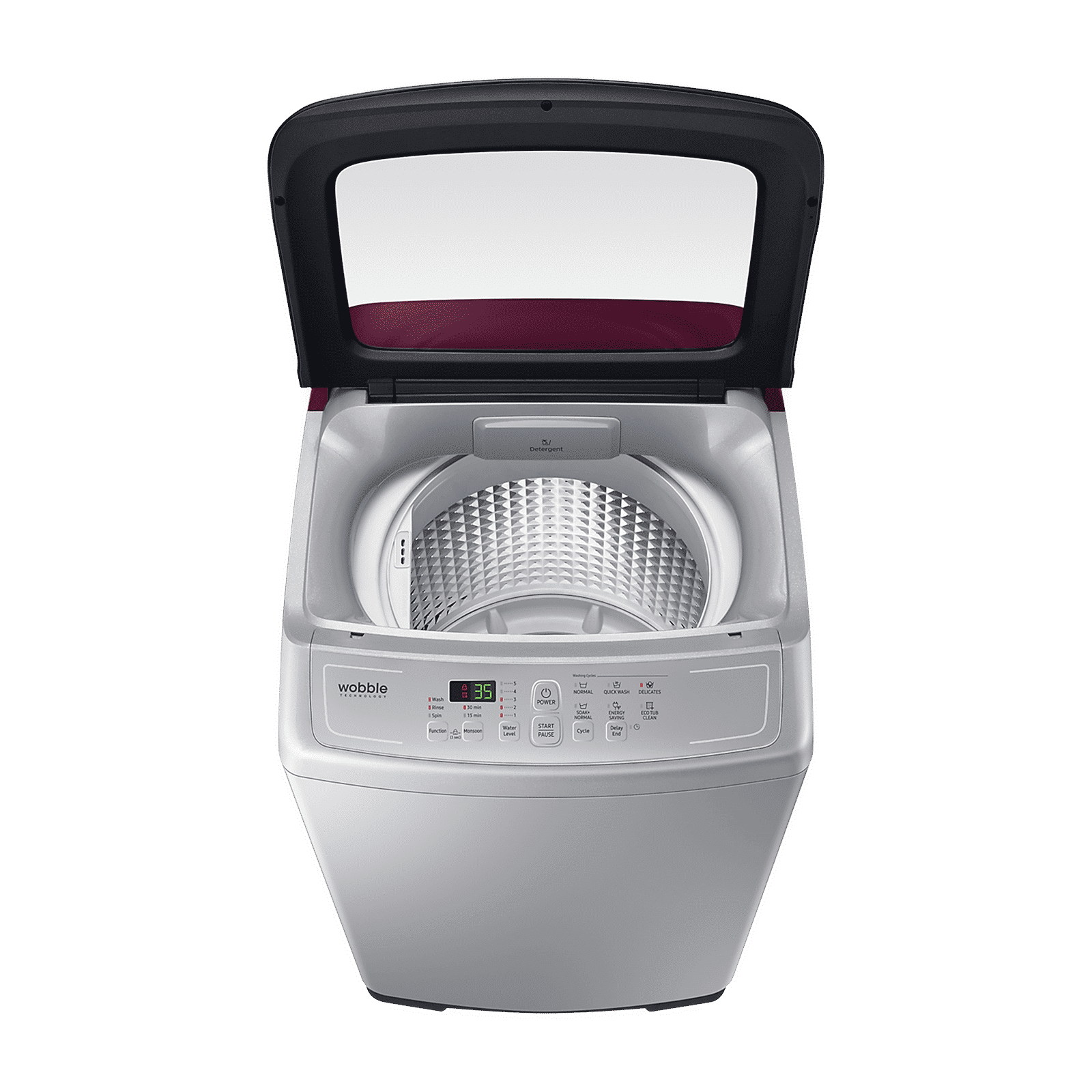 SAMSUNG 7.5 kg Inverter Fully Automatic Top Load Washing Machine (WA75A4022FS/TL, Diamond Drum, Imperial Silver)_6