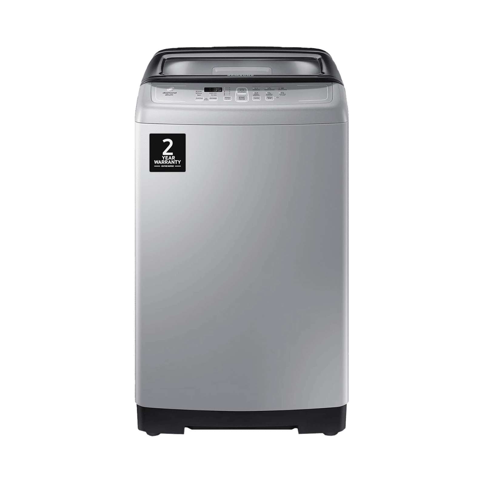 SAMSUNG 6.5 kg Inverter Fully Automatic Top Load Washing Machine (WA65A4002VS/TL, Diamond Drum, Imperial Silver)_1